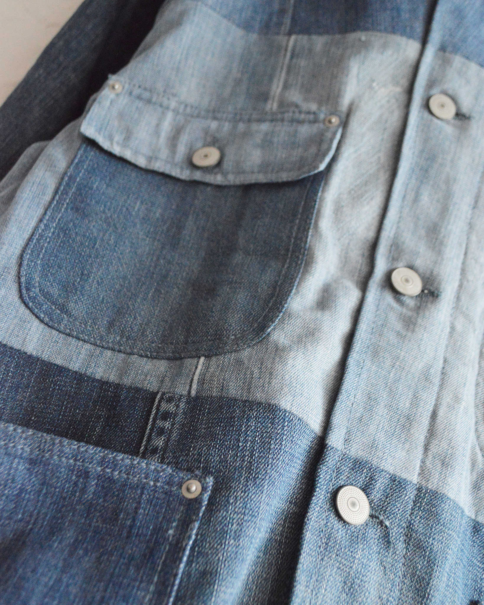 Nasngwam. ナスングワム / FOUNDRY JACKET ファウンドリージャケット Lsize (DENIM デニム)