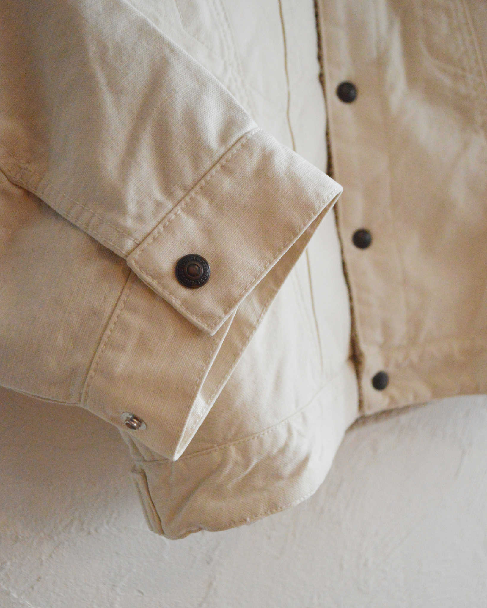 IMPRESTORE インプレストア / Niki | Denim boa jacket デニムボアジャケット (WHITE DENIM ホワイトデニム)