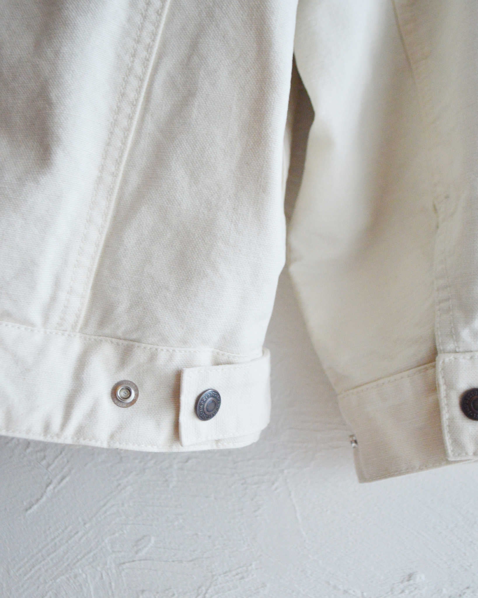 IMPRESTORE インプレストア / Niki | Denim boa jacket デニムボアジャケット (WHITE DENIM ホワイトデニム)