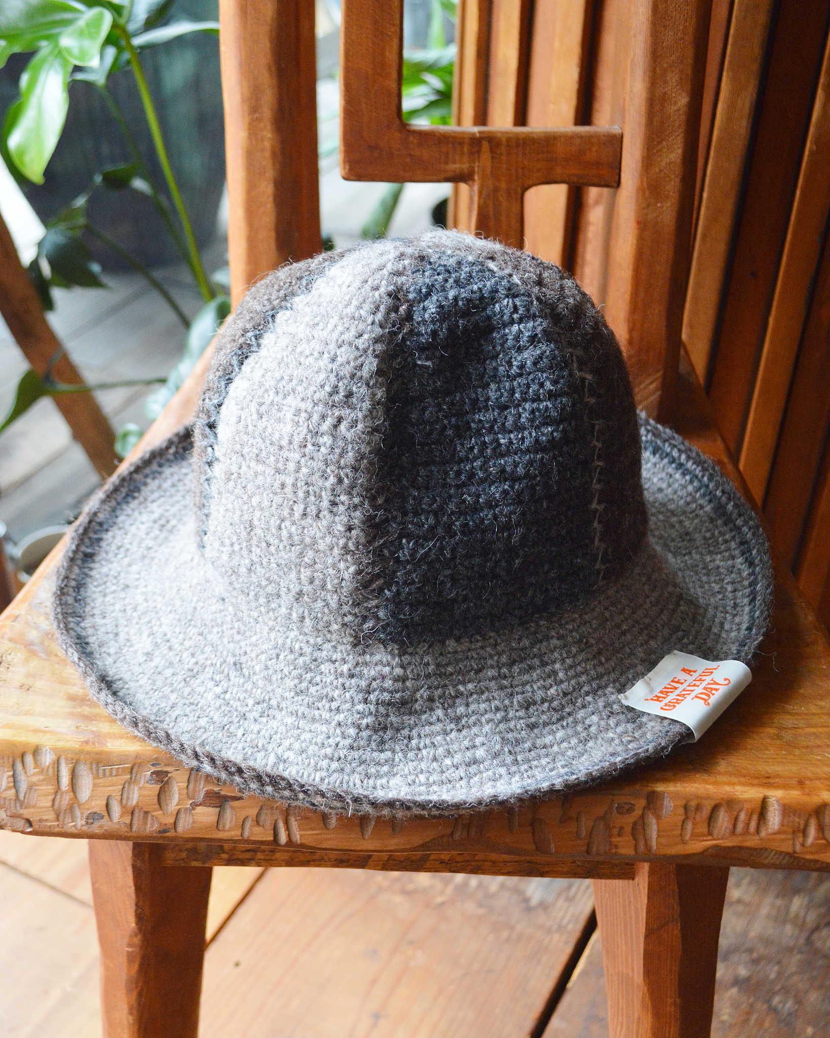 HAVE A GRATEFUL DAY ハブアグレイトフルデイ / CROCHET HAT クロシェハット