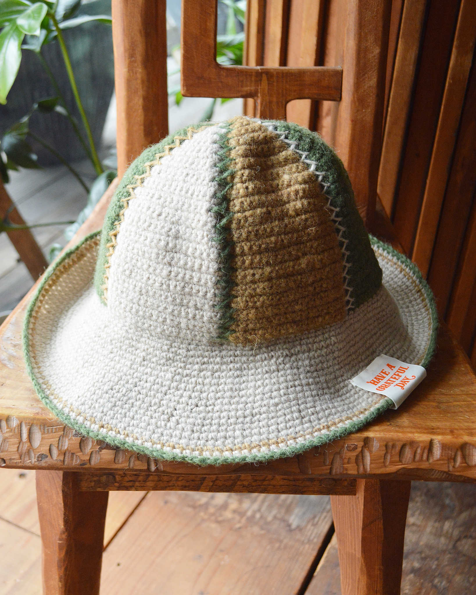 HAVE A GRATEFUL DAY ハブアグレイトフルデイ / CROCHET HAT クロシェハット