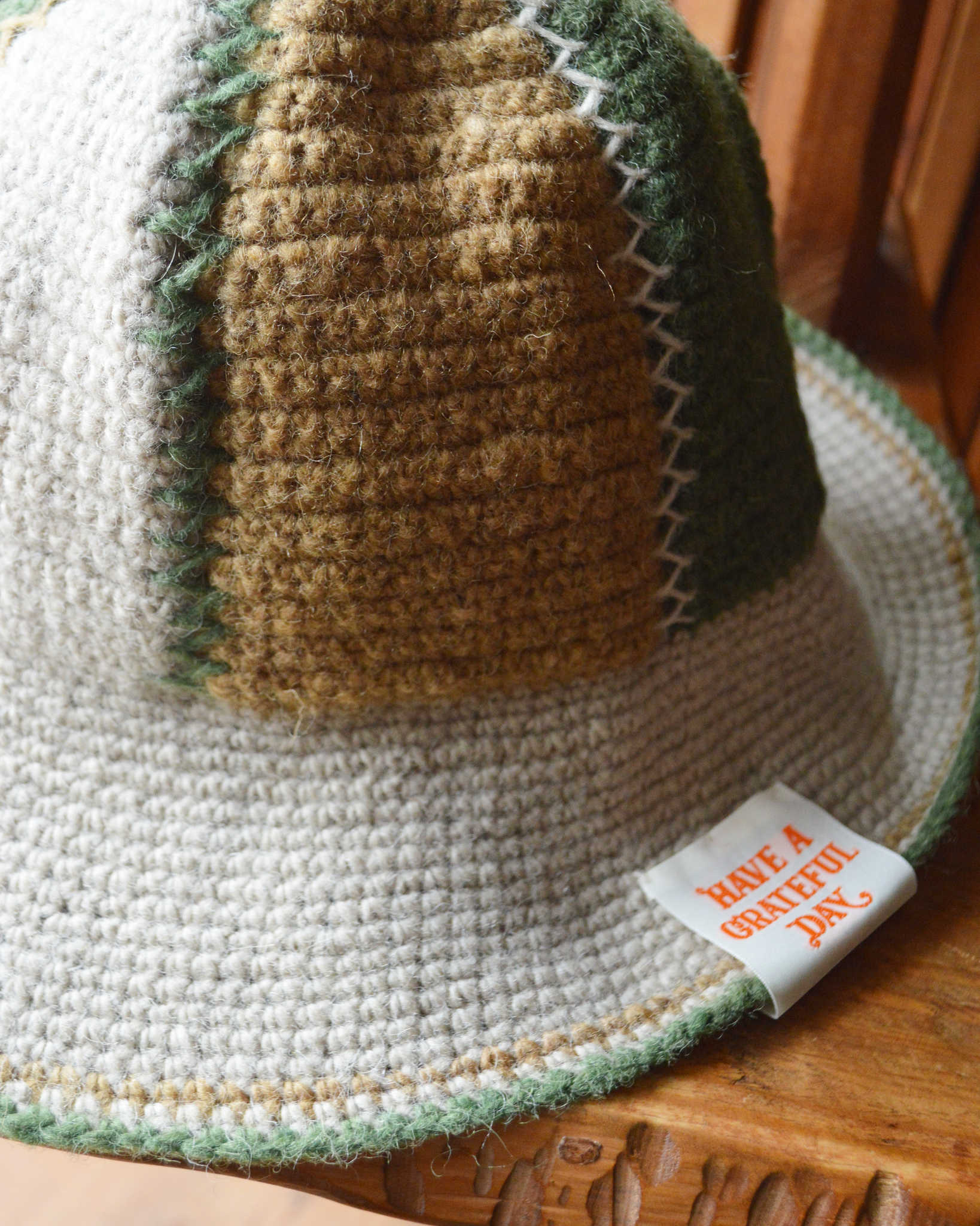 HAVE A GRATEFUL DAY ハブアグレイトフルデイ / CROCHET HAT クロシェハット