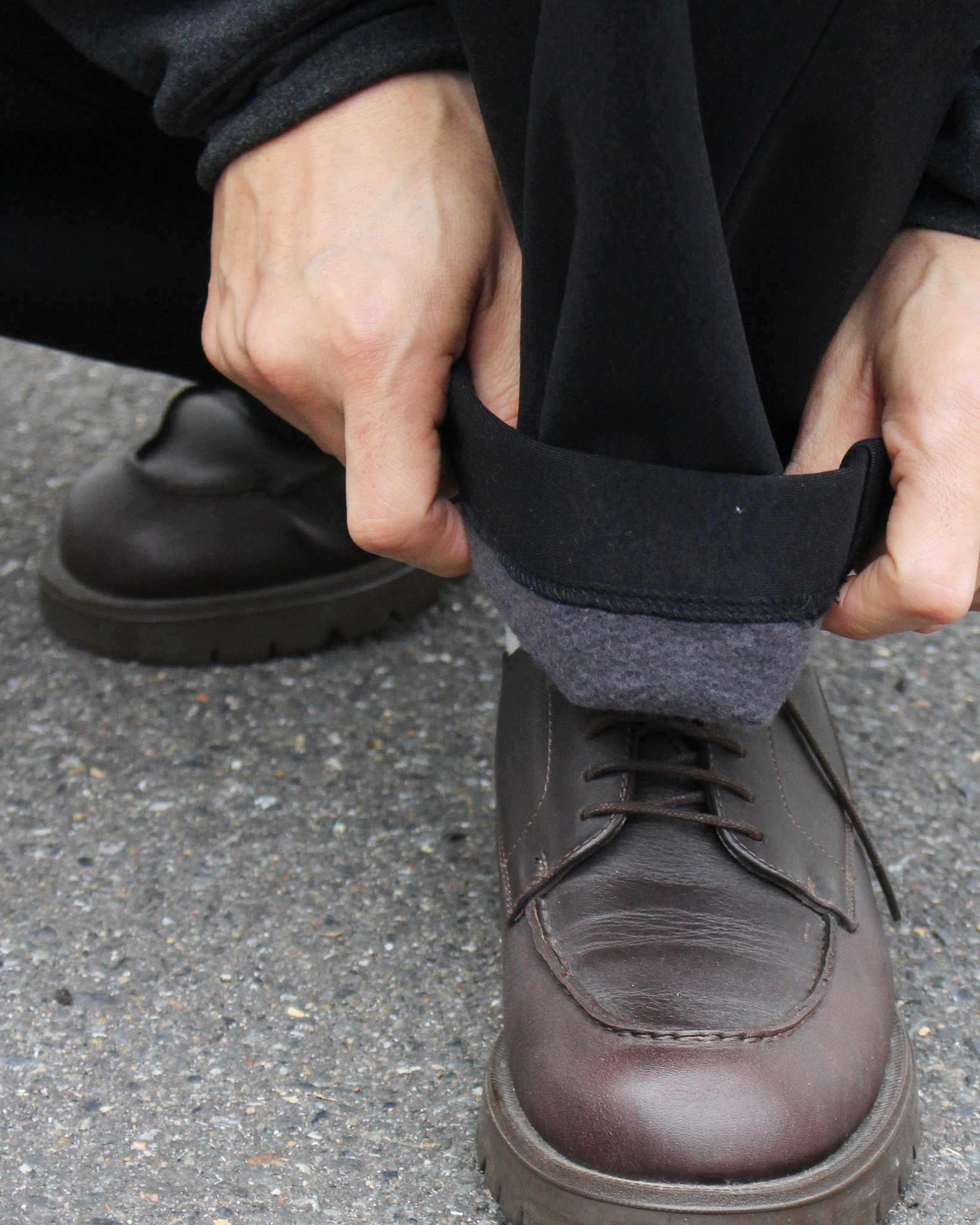 YONCA ヨンカ / WARM TECH PREMIUM PANTS ワームテックプレミアムパンツ (COAL BLACK コールブラック)