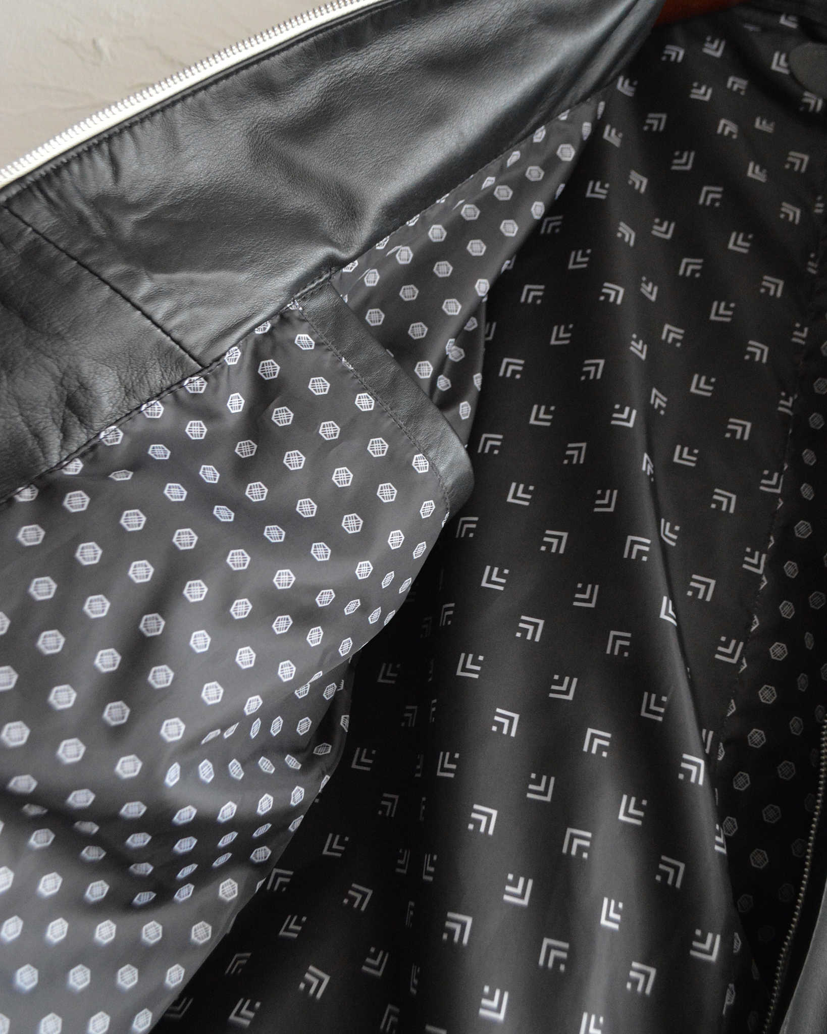 Nasngwam. ナスングワム / ATTRACT LEATHER JACKET アトラクトレザージャケット Lsize (BLACK ブラック)