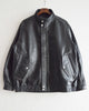 Nasngwam. ナスングワム / ATTRACT LEATHER JACKET アトラクトレザージャケット Msize (BLACK ブラック)