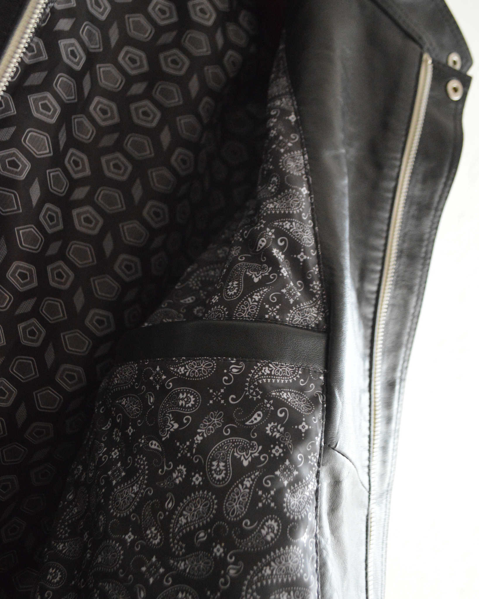 Nasngwam. ナスングワム / ATTRACT LEATHER JACKET アトラクトレザージャケット Msize (BLACK ブラック)