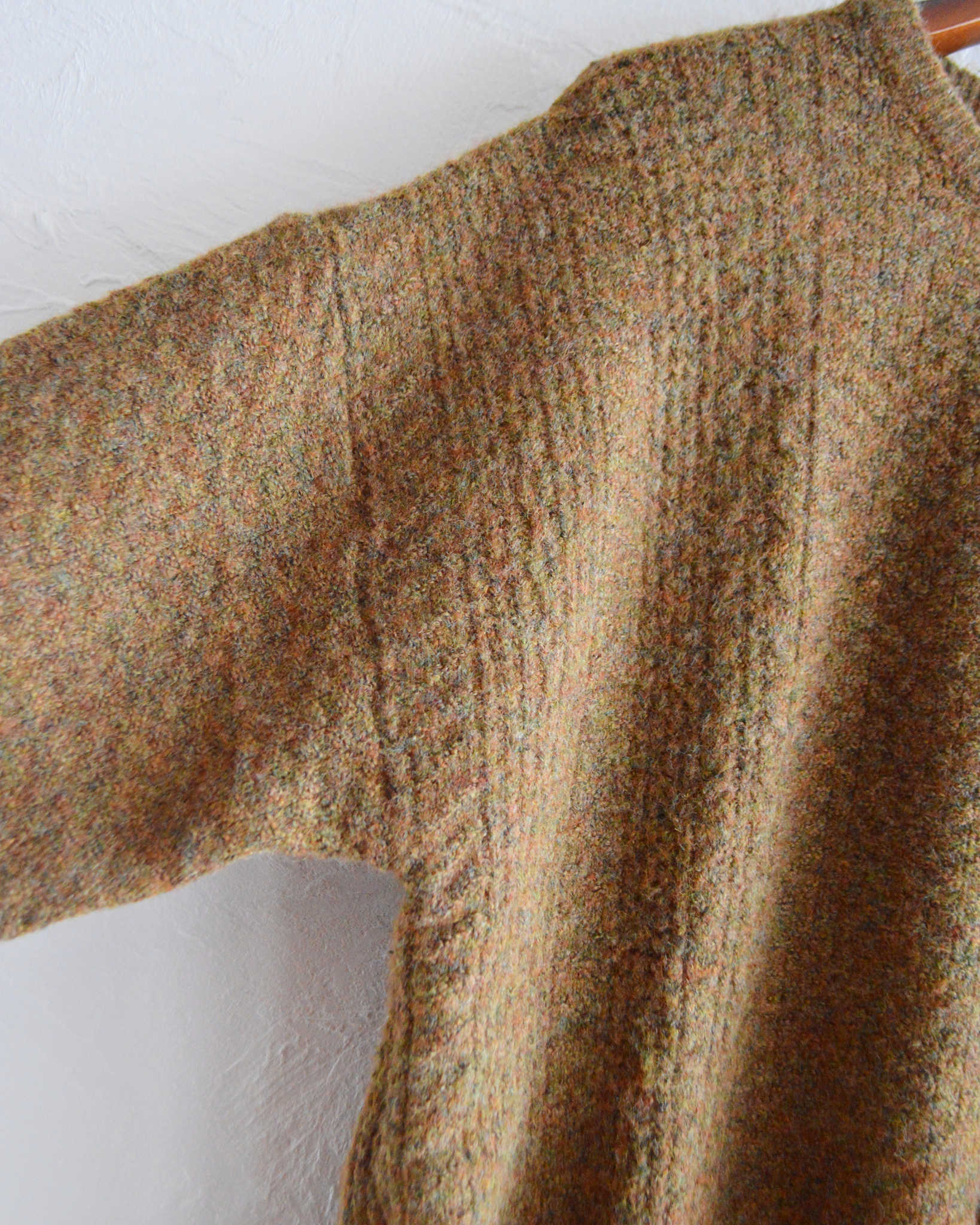 modemdesign モデムデザイン /  MIX YARN KNIT ミックスヤーンニット (CAMEL キャメル)