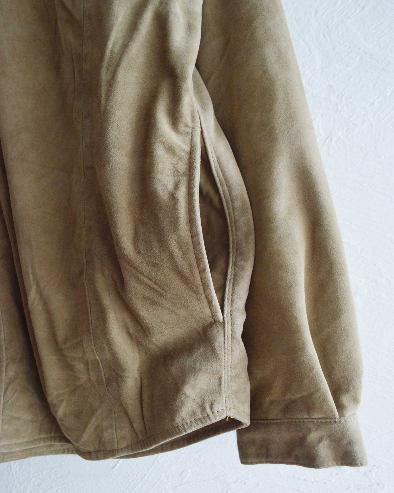 Nasngwam. ナスングワム / BRIGHT SUEDE SHIRTS ブライトスエードシャツ Msize (BEIGE ベージュ)