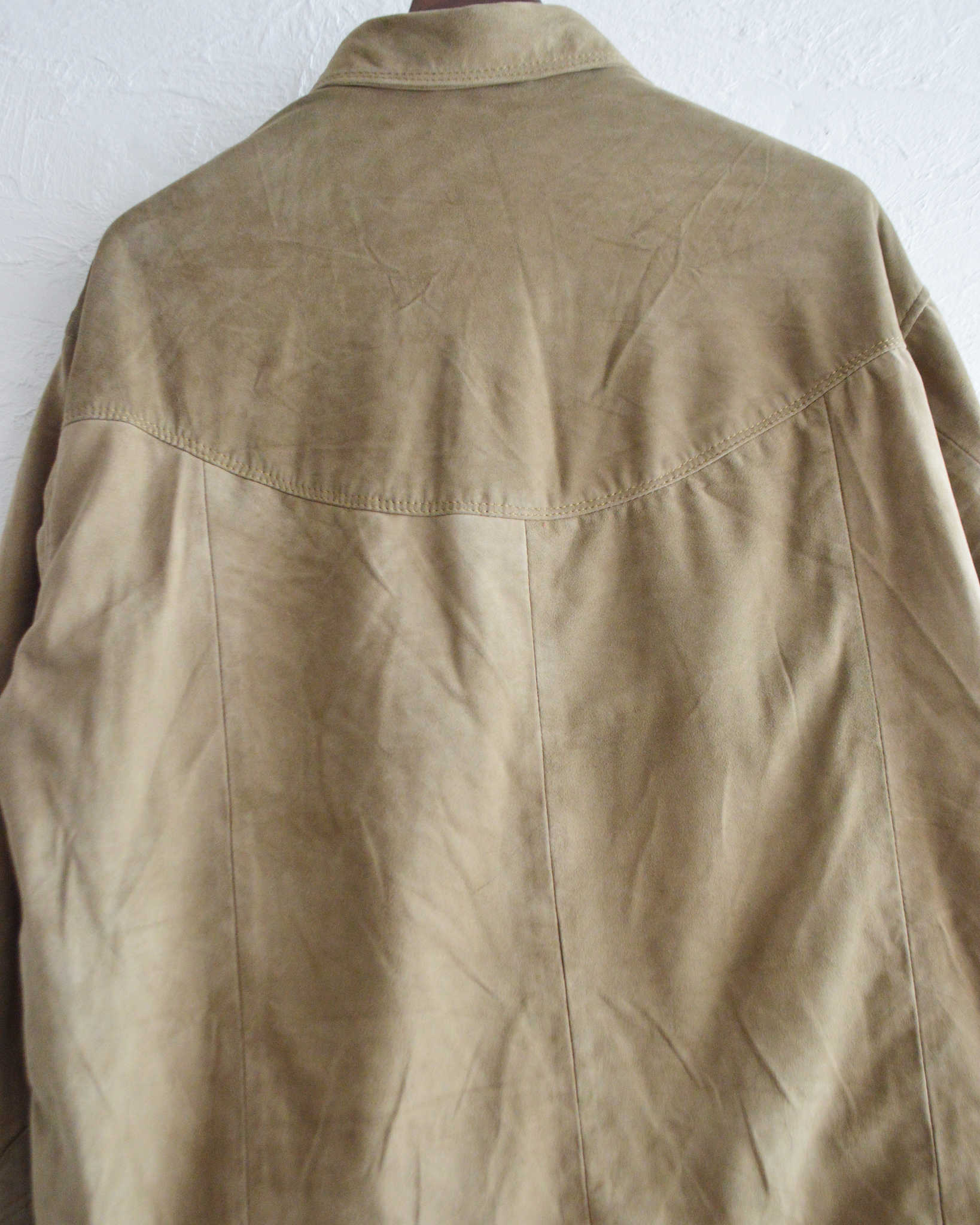Nasngwam. ナスングワム / BRIGHT SUEDE SHIRTS ブライトスエードシャツ Msize (BEIGE ベージュ)