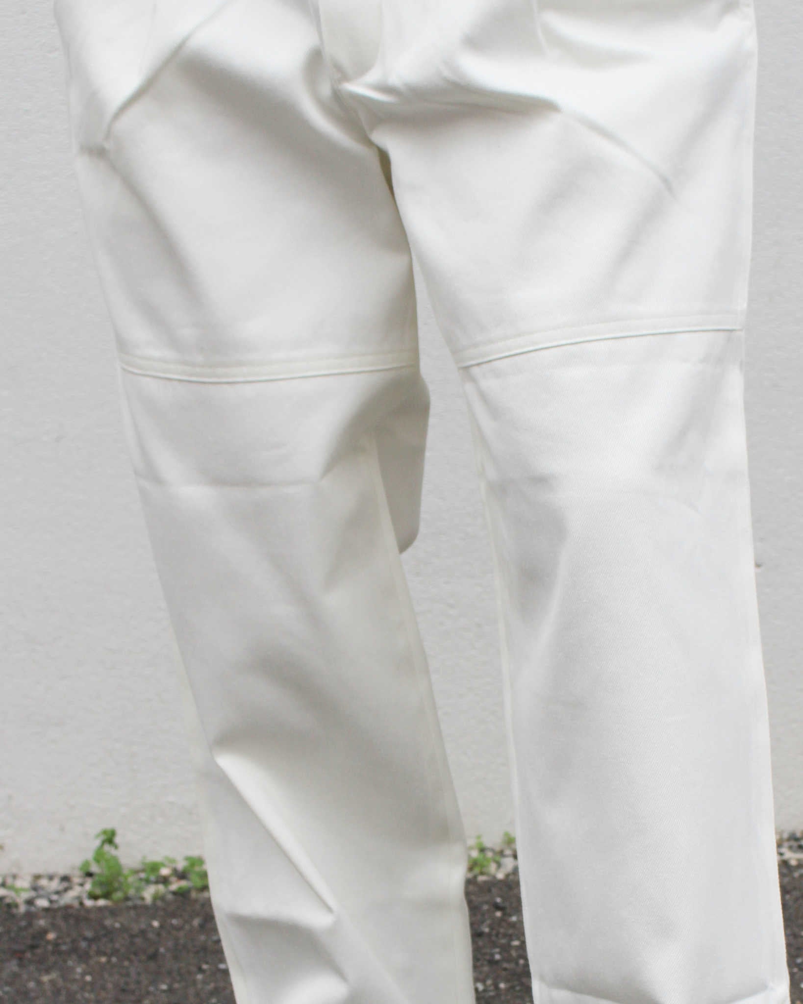 LAMOND ラモンド /  FULLER CHINO CROSS BOLD FIT PANTS フラーチノクロスボールドパンツ (WHITE ホワイト)