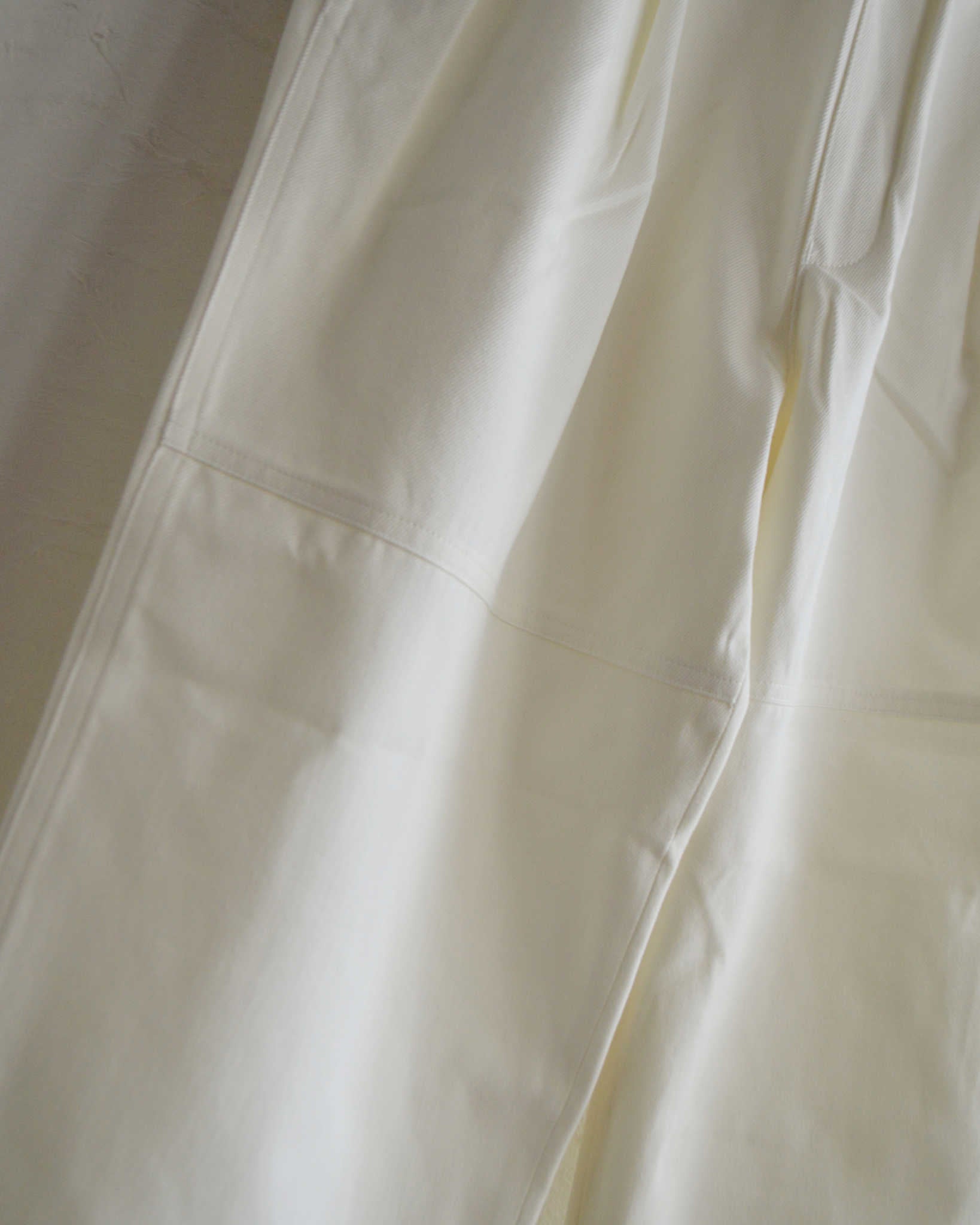 LAMOND ラモンド /  FULLER CHINO CROSS BOLD FIT PANTS フラーチノクロスボールドパンツ (WHITE ホワイト)