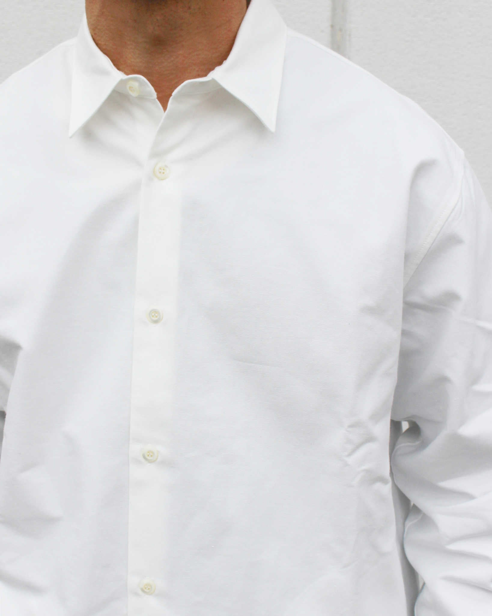 LAMOND ラモンド /PREMIUM HEAVY OX SHIRTS プレミアムヘビーオックスシャツ (WHITE ホワイト)