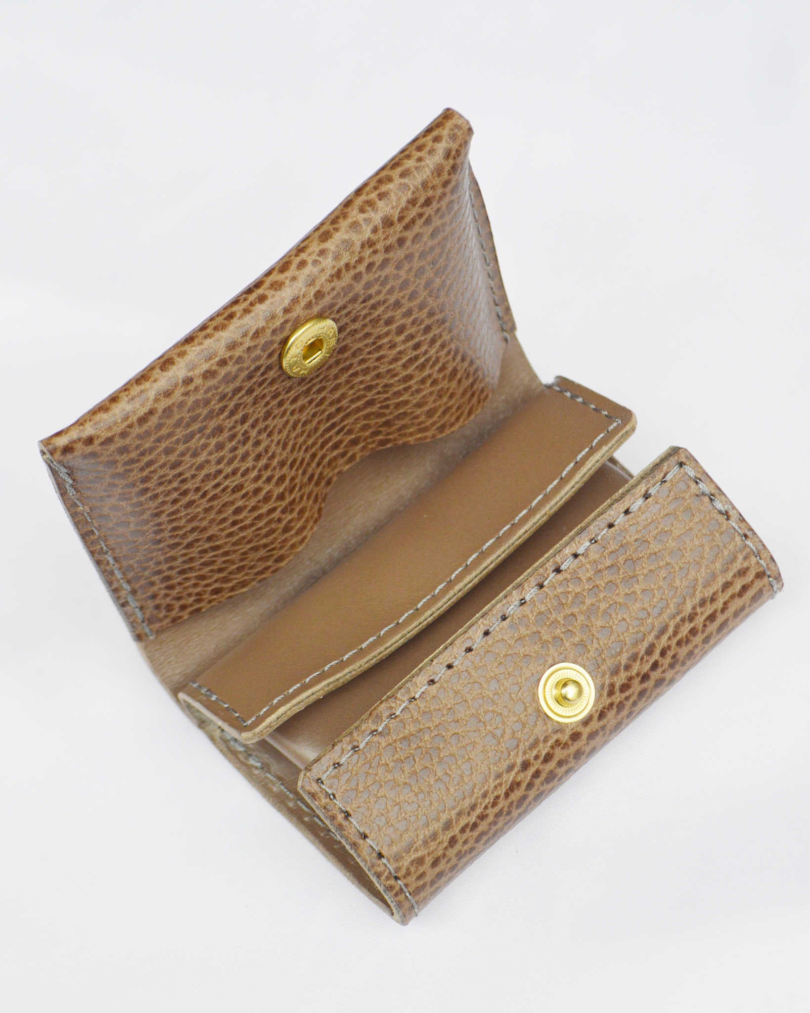 saranam サラナン / トリニティーミニサイフ (Dollaro GRAY ドラーログレー)