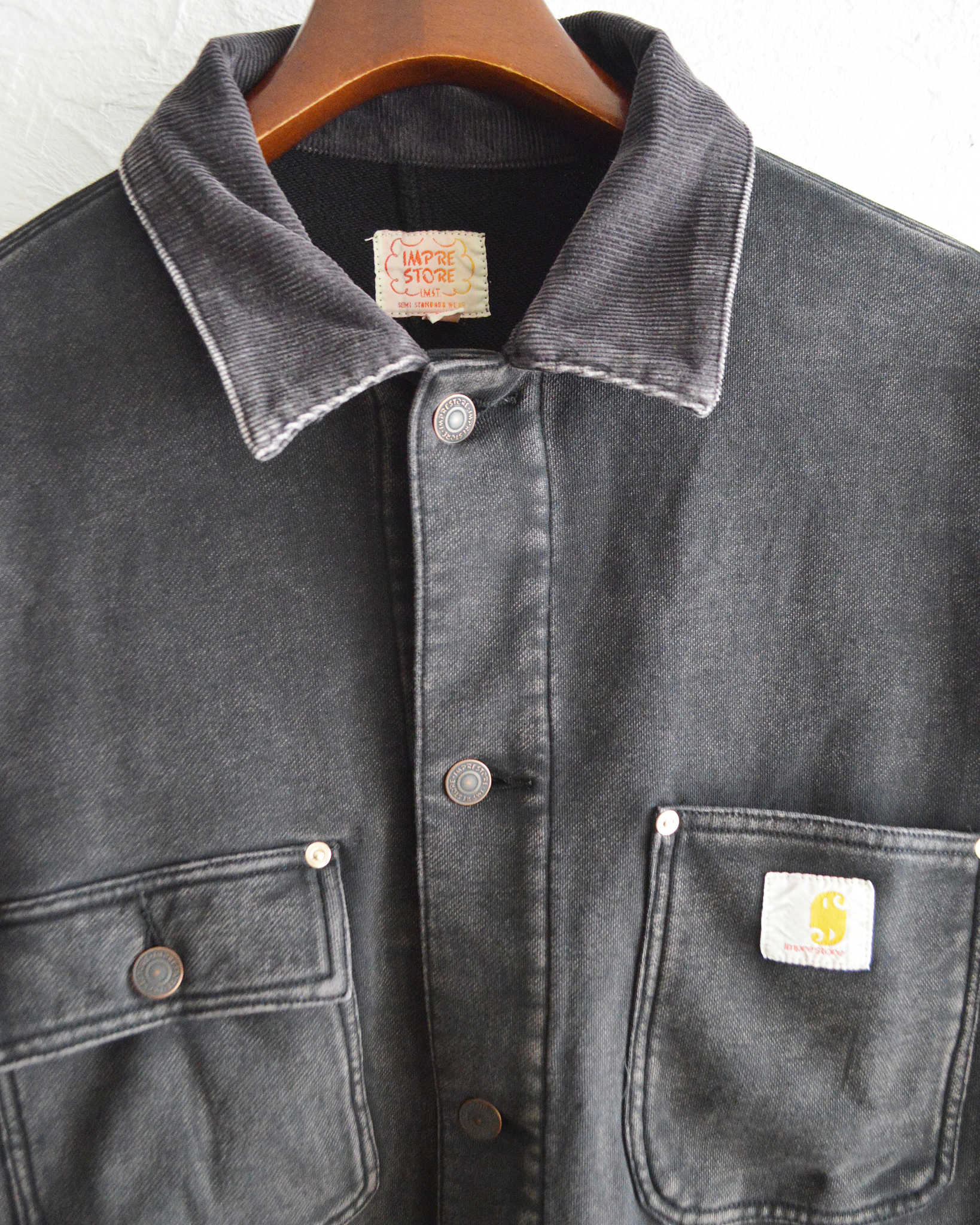 IMPRESTORE インプレストア / Albert | Coverall アルバート カバーオール (BLACK ブラック)