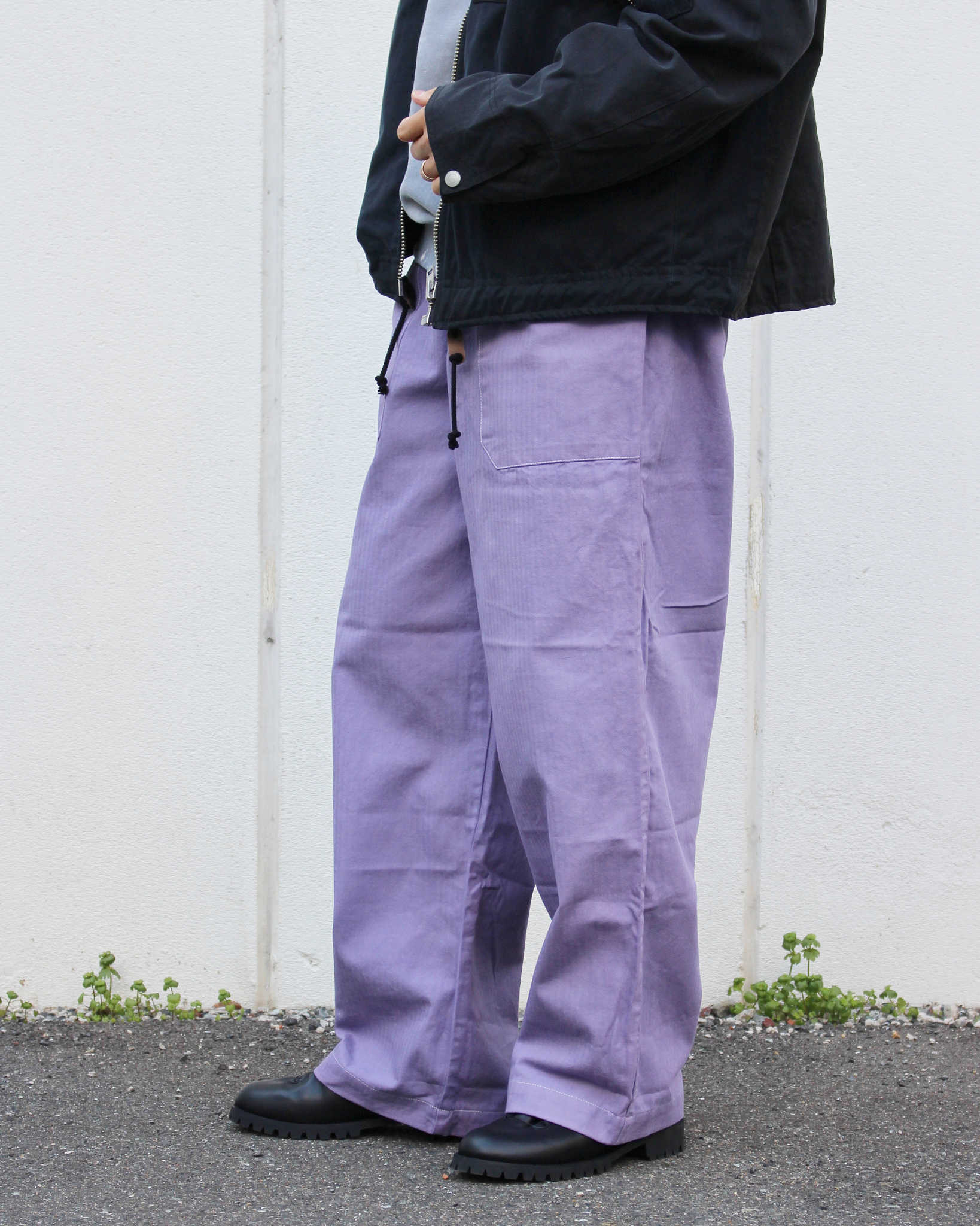 CZECH MILITARY HBT WORK PANTS OVER DYE LAVENDER チェコミリタリーヘリンボーンツイルワークパンツオーバーダイラベンダー