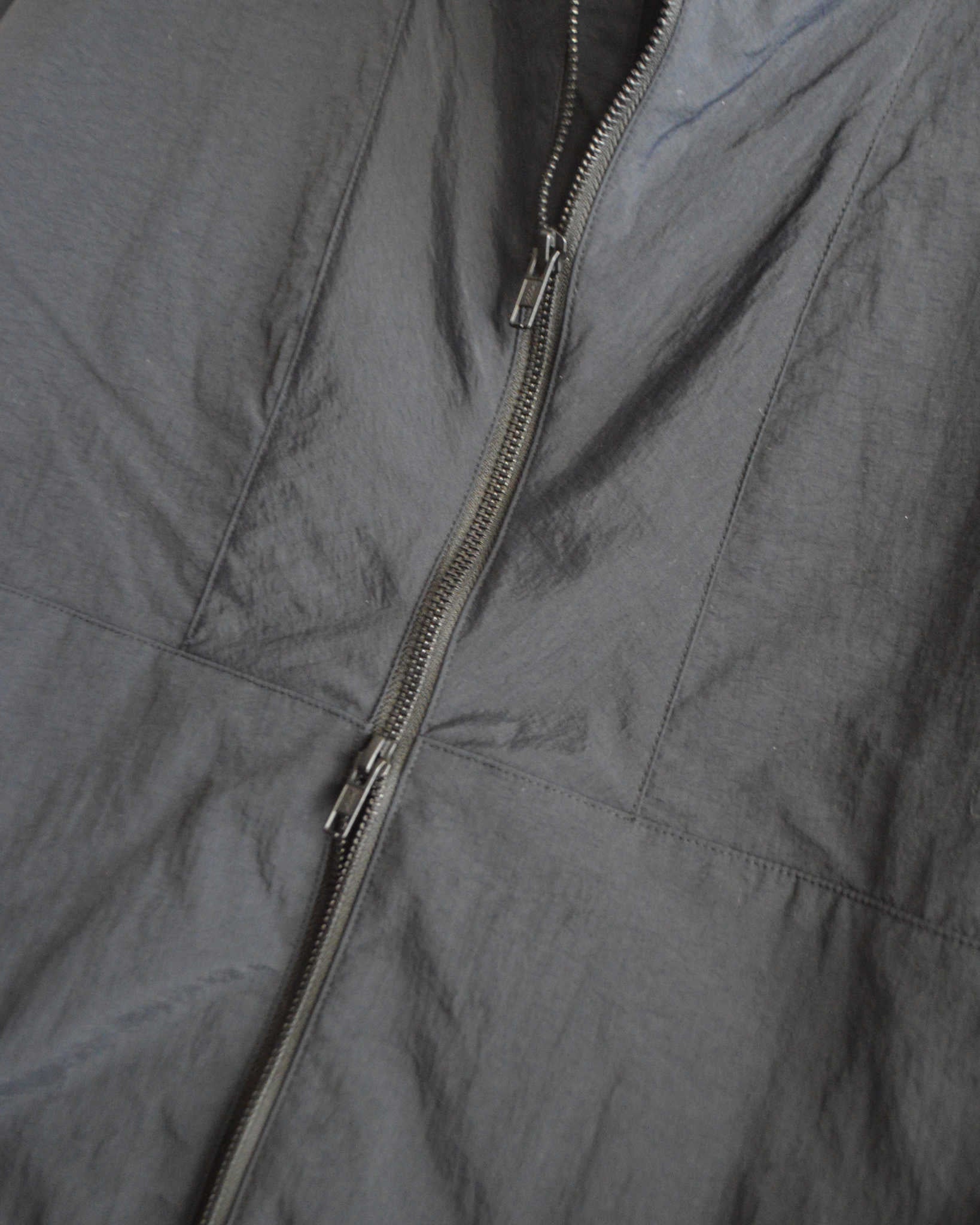 LAMOND ラモンド / LIGHT SHELL STAND BLOUSON ライトシェルスタンドブルゾン (BLACK ブラック)