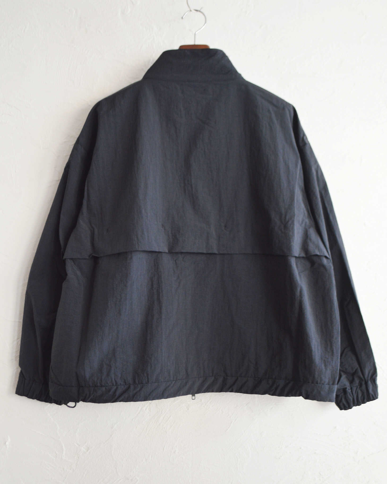 LAMOND ラモンド / LIGHT SHELL STAND BLOUSON ライトシェルスタンドブルゾン (BLACK ブラック)