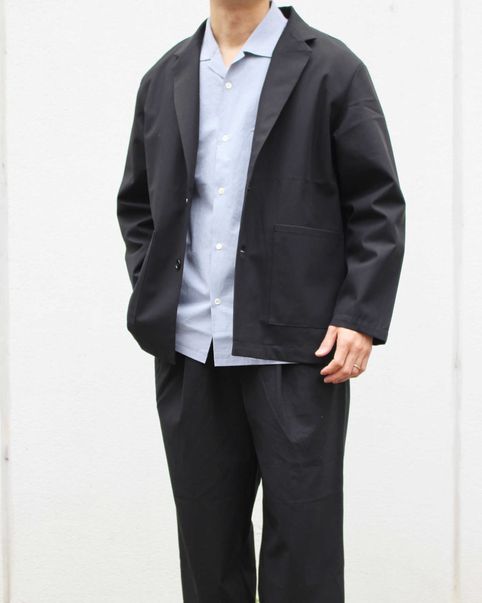 LAMOND ラモンド / ORGANIC COTTON HIGH TWIST JACKET オーガニック