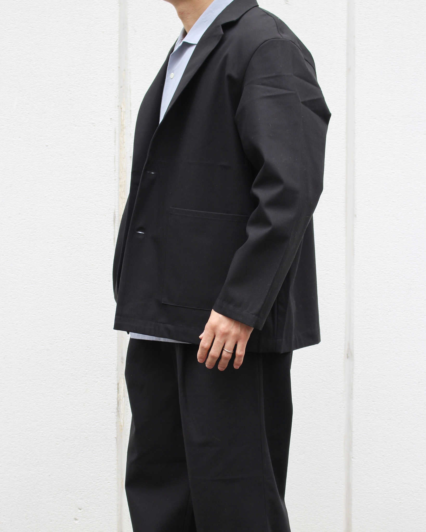 LAMOND ラモンド / ORGANIC COTTON HIGH TWIST JACKET オーガニック