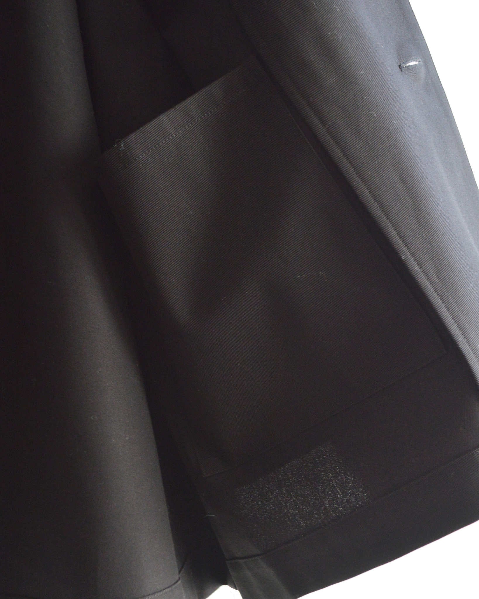 LAMOND ラモンド / ORGANIC COTTON HIGH TWIST JACKET オーガニックコットンハイツイストジャケット (BLACK ブラック)