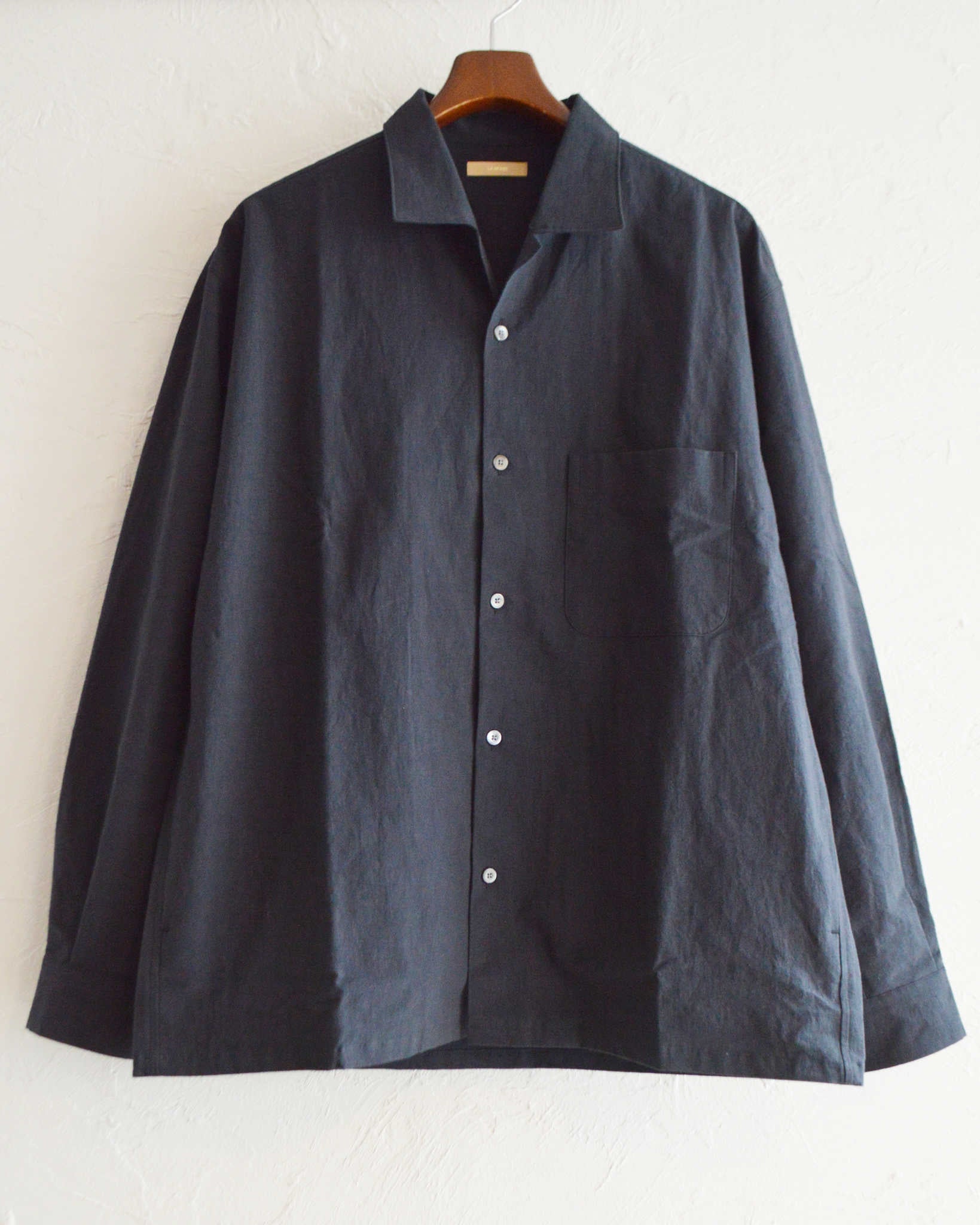 LAMOND ラモンド / COTTON LINEN WASHER JACKET コットンリネンワッシャージャケット (SUMIKURO スミクロ)