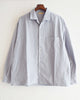 LAMOND ラモンド / COTTON LINEN WASHER JACKET コットンリネンワッシャージャケット (SAX GRAY サックスグレー)