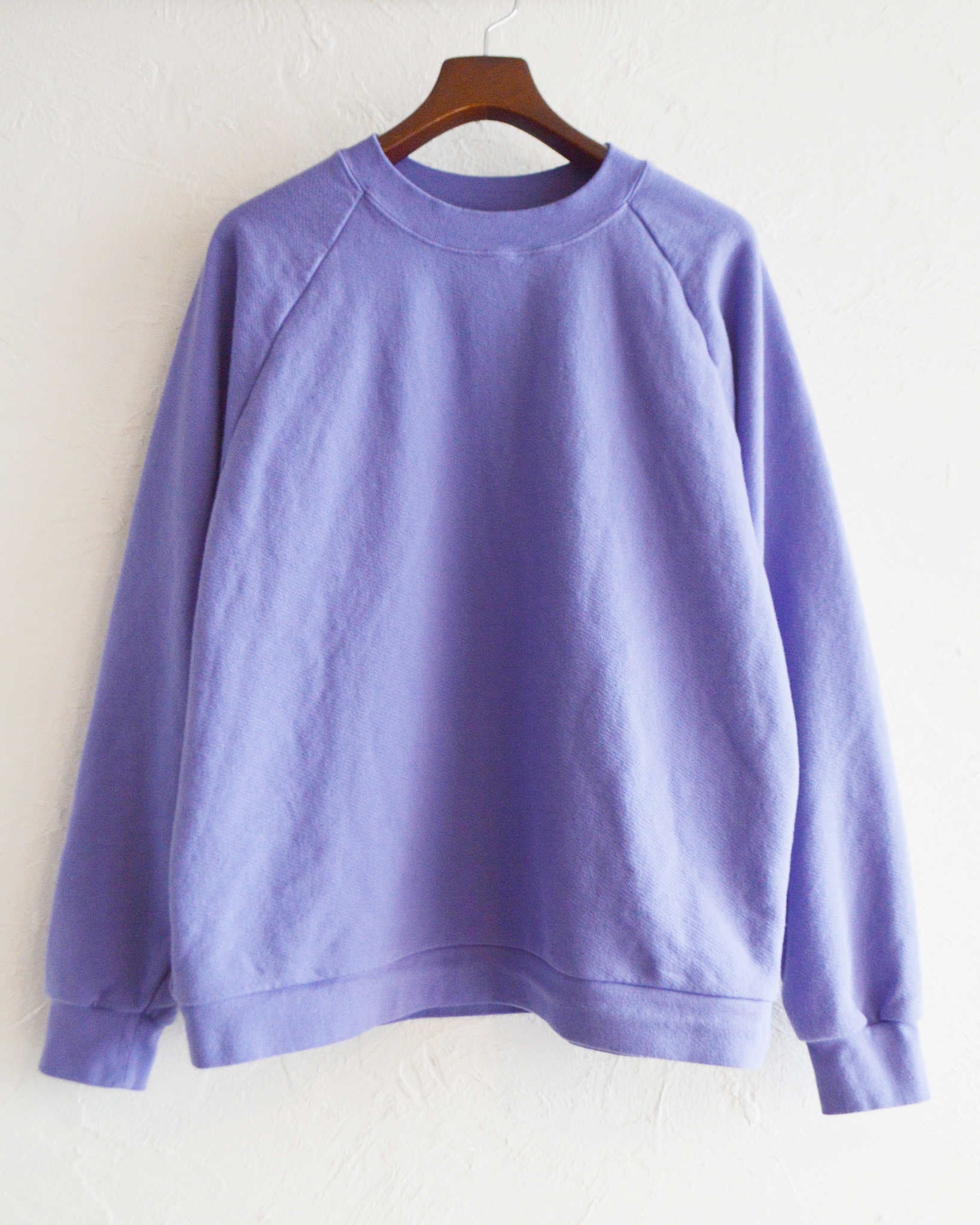 NECESSARY or UNNECESSARY ネセサリーオアアンネセサリー N.O.UNナウン / MAC RAGLAN L/S マックラグラン (BLUE ブルー)