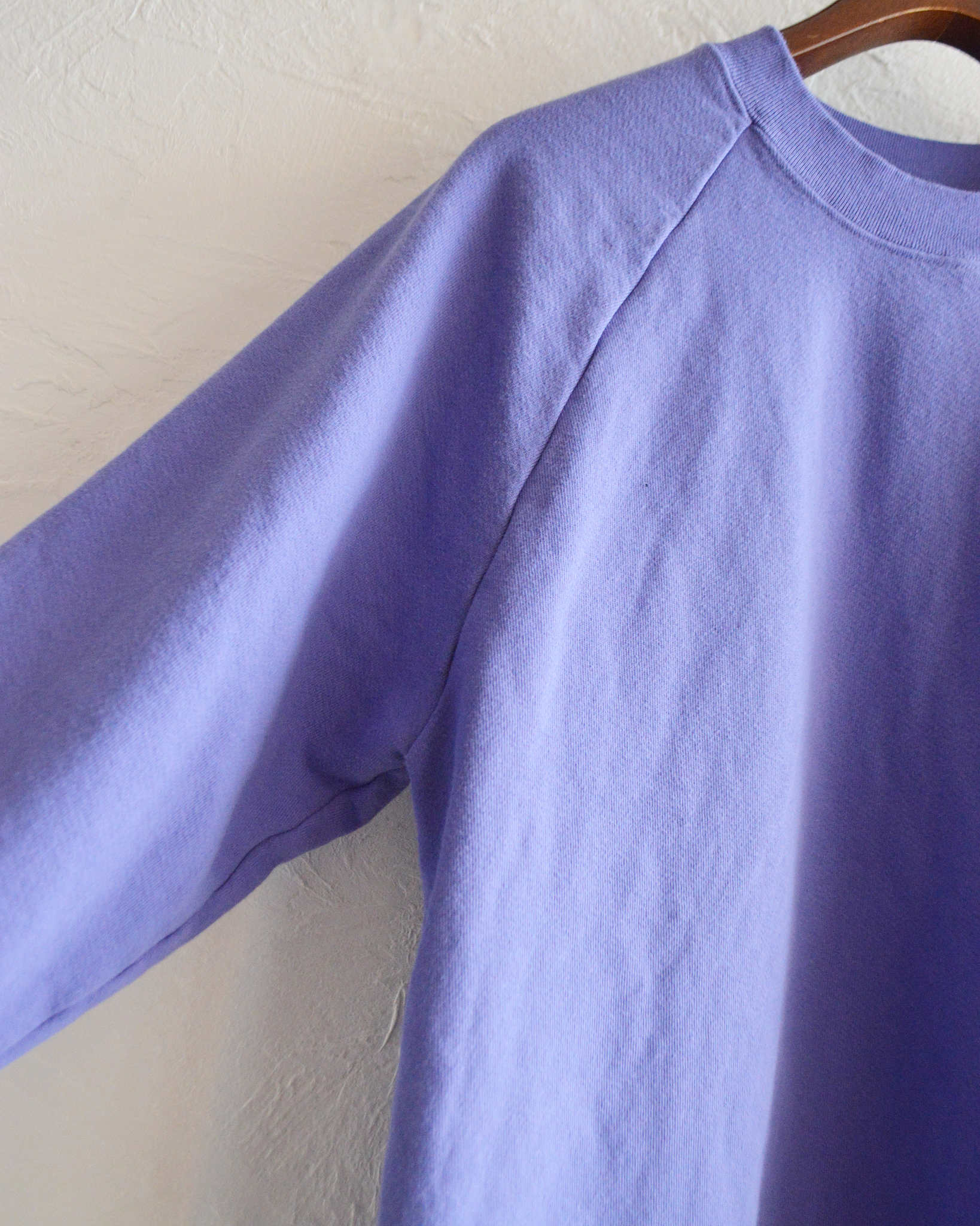 NECESSARY or UNNECESSARY ネセサリーオアアンネセサリー N.O.UNナウン / MAC RAGLAN L/S マックラグラン (BLUE ブルー)