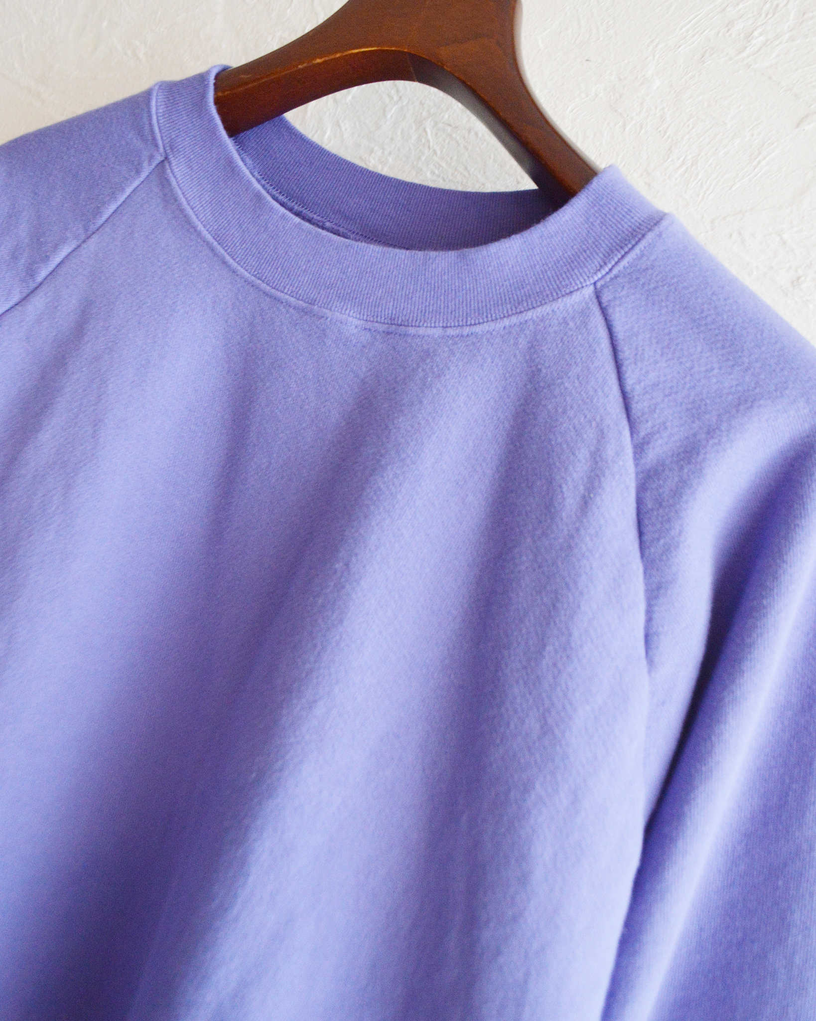 NECESSARY or UNNECESSARY ネセサリーオアアンネセサリー N.O.UNナウン / MAC RAGLAN L/S マックラグラン (BLUE ブルー)