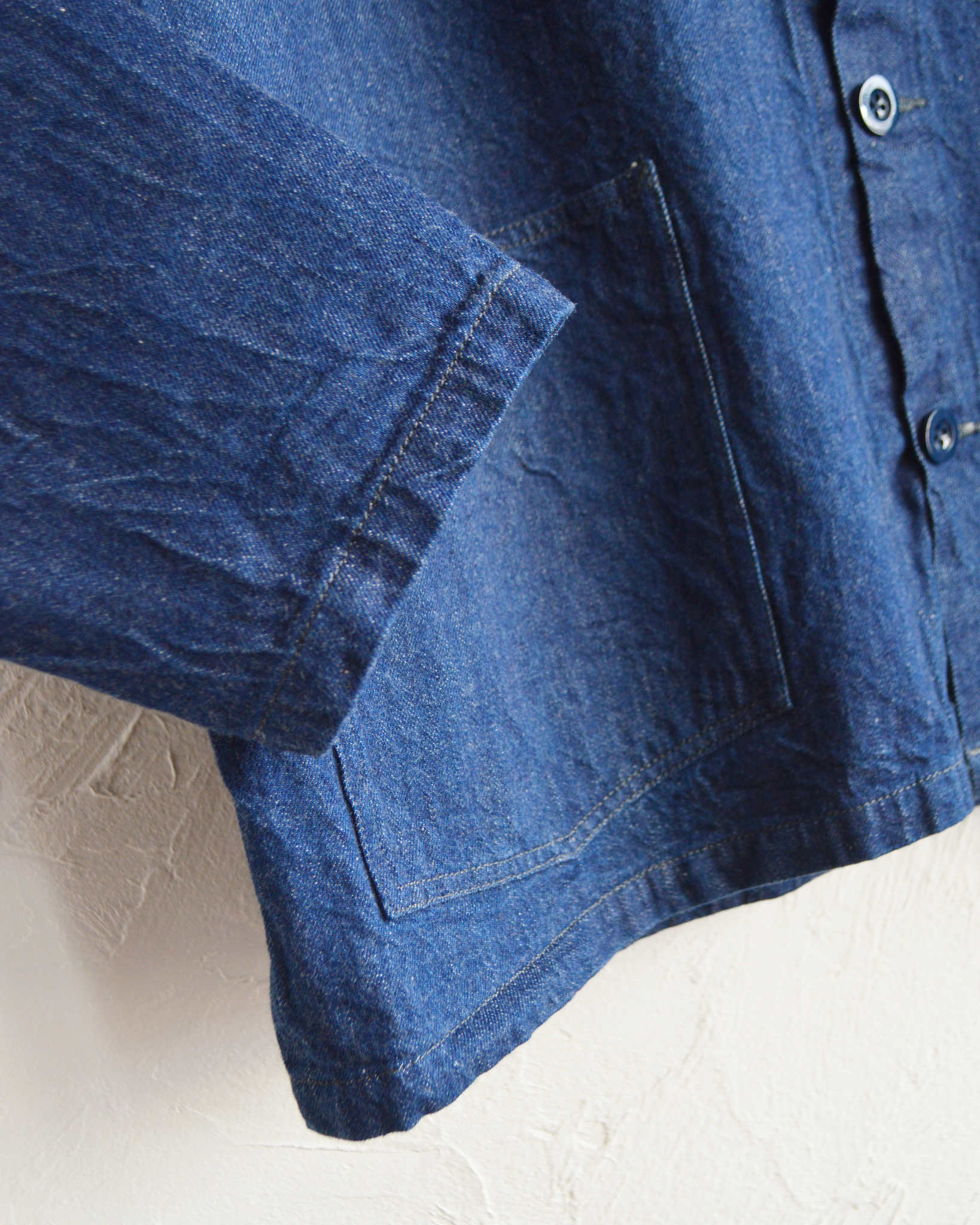 NECESSARY or UNNECESSARY ネセサリーオアアンネセサリー N.O.UNナウン / DENIM HOOD デニムフード (INDIGO インディゴ)