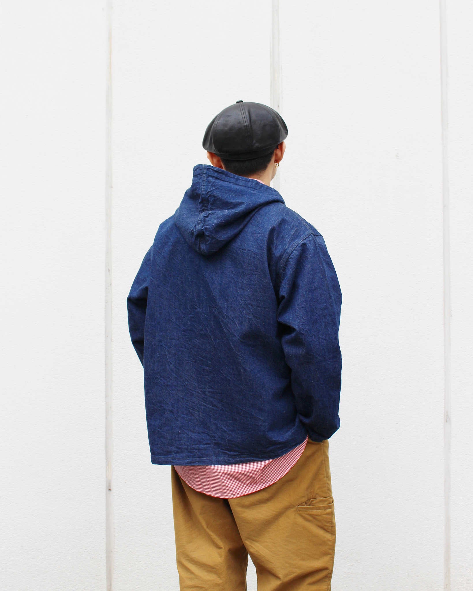 NECESSARY or UNNECESSARY ネセサリーオアアンネセサリー N.O.UNナウン / DENIM HOOD デニムフード (INDIGO インディゴ)