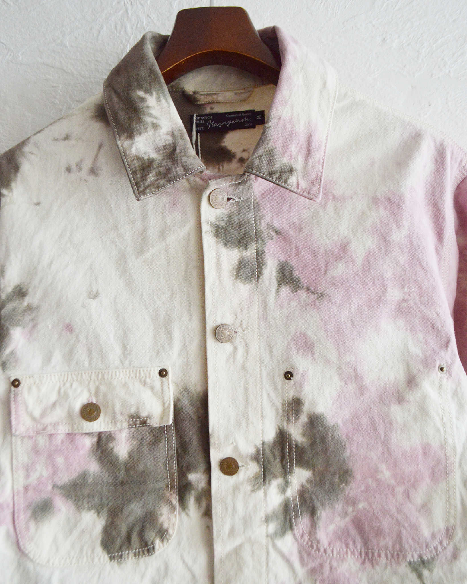 Nasngwam.×JAVARA ナスングワム ジャバラ / WARREN JACKET ウォーレンジャケット Msize  (SAKURA 桜)