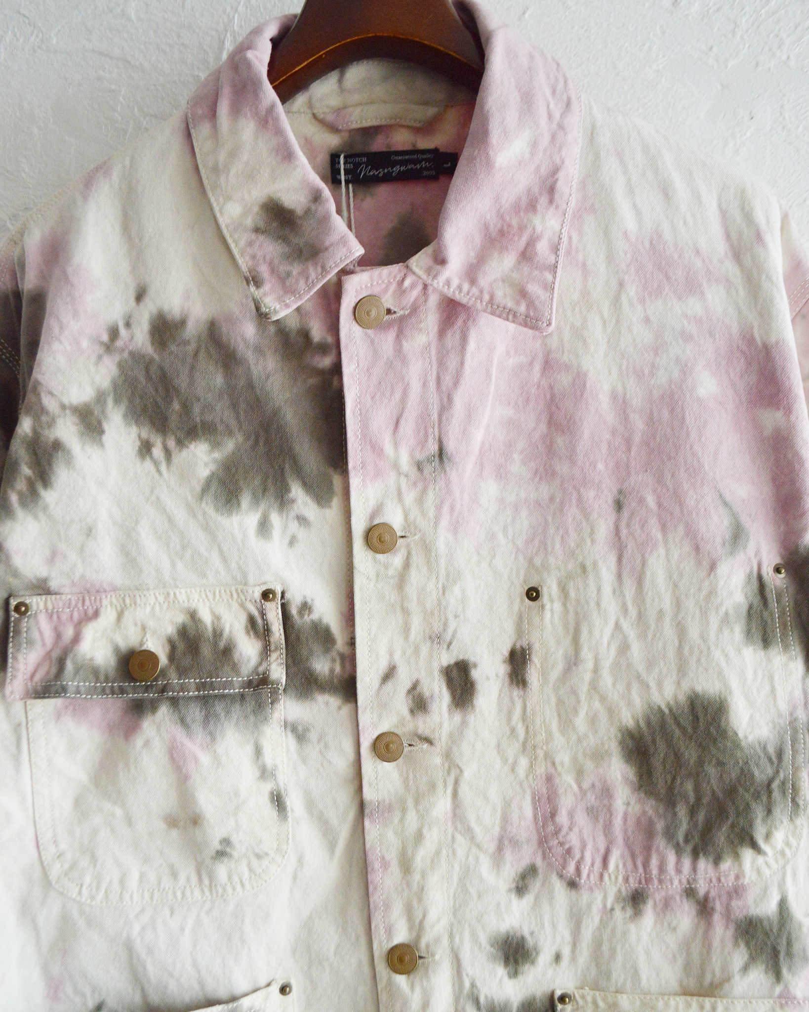 Nasngwam.×JAVARA ナスングワム ジャバラ / WARREN JACKET ウォーレンジャケット Lsize  (SAKURA 桜)