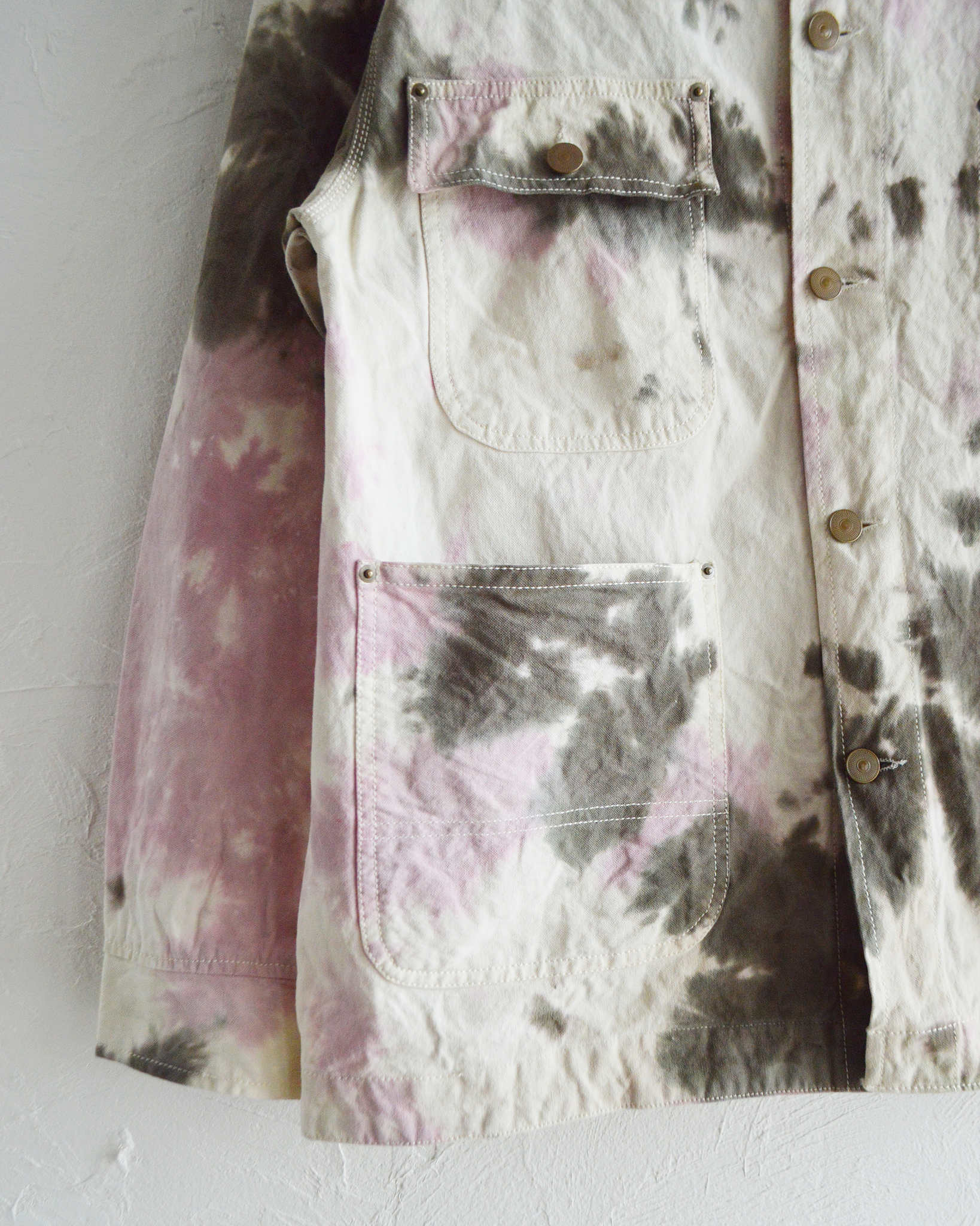 Nasngwam.×JAVARA ナスングワム ジャバラ / WARREN JACKET ウォーレンジャケット Lsize  (SAKURA 桜)