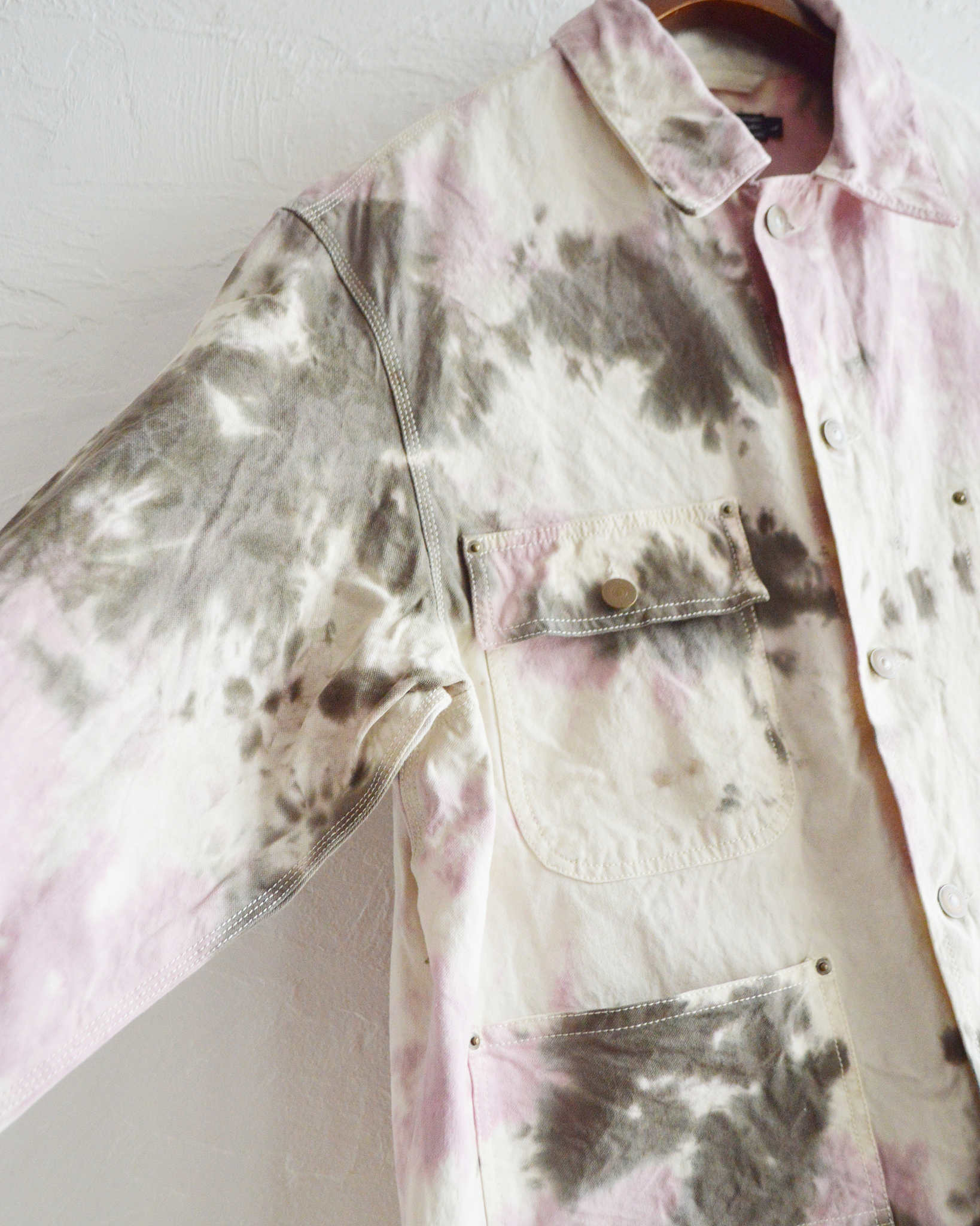 Nasngwam.×JAVARA ナスングワム ジャバラ / WARREN JACKET ウォーレンジャケット Lsize  (SAKURA 桜)