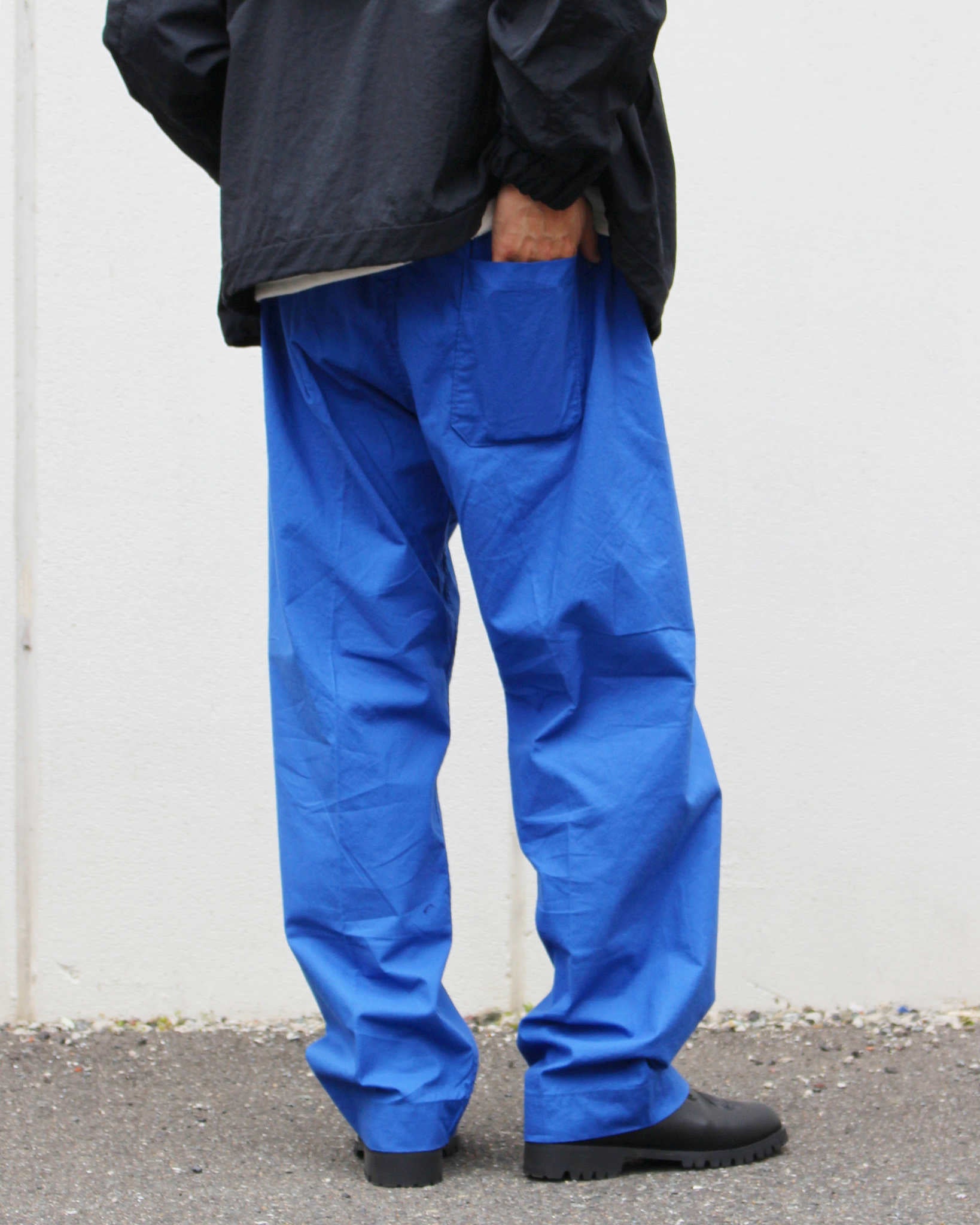 NECESSARY or UNNECESSARY ネセサリーオアアンネセサリー N.O.UN ナウン  / PIN TUCK PANTS ピンタックパンツ (BLUE ブルー)