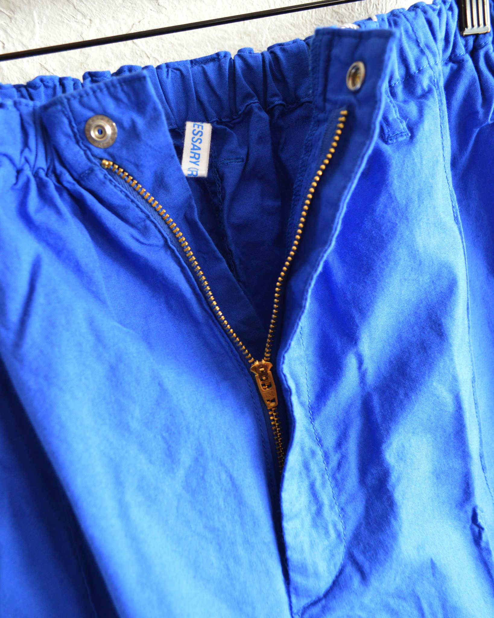 NECESSARY or UNNECESSARY ネセサリーオアアンネセサリー N.O.UN ナウン  / PIN TUCK PANTS ピンタックパンツ (BLUE ブルー)