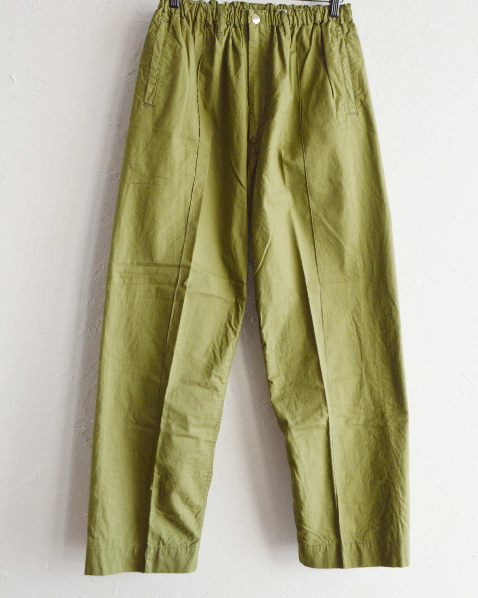 necessary or unnecessary ネセサリーオアアンネセサリー N.O.UN ナウン  / PIN TUCK PANTS ピンタックパンツ (OLIVE オリーブ)