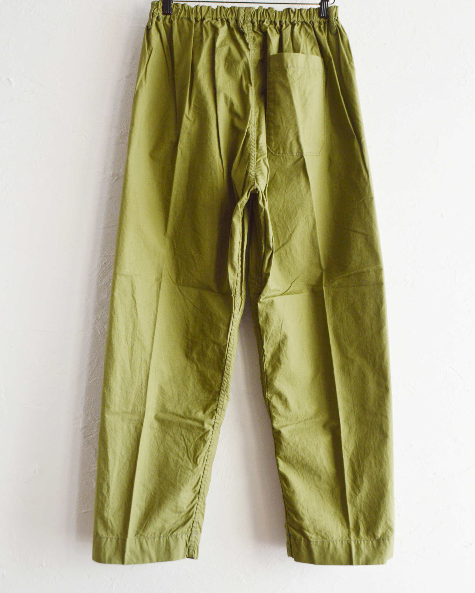 necessary or unnecessary ネセサリーオアアンネセサリー N.O.UN ナウン  / PIN TUCK PANTS ピンタックパンツ (OLIVE オリーブ)