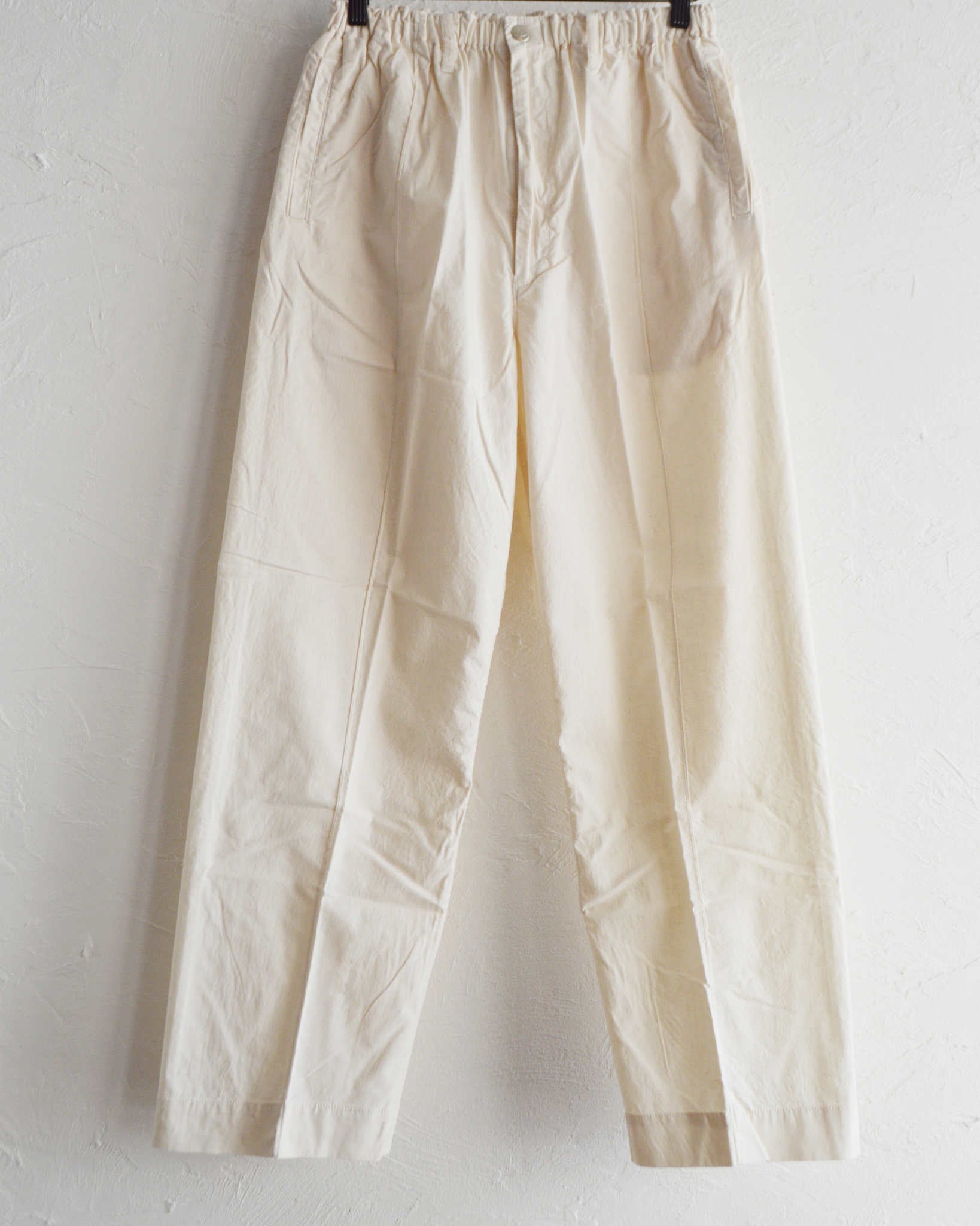 necessary or unnecessary ネセサリーオアアンネセサリー N.O.UN ナウン  / PIN TUCK PANTS ピンタックパンツ (NATURAL ナチュラル)
