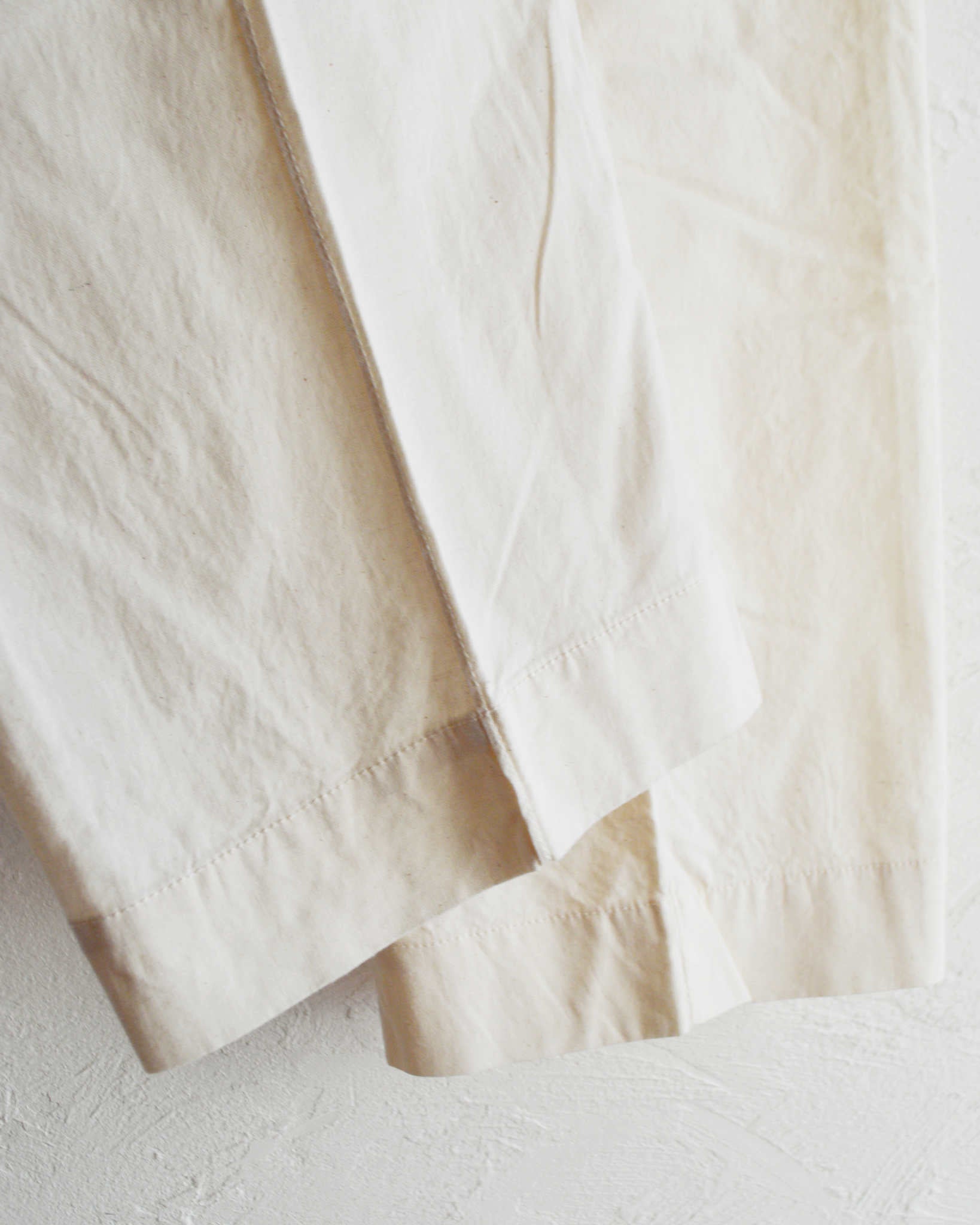 NECESSARY or UNNECESSARY ネセサリーオアアンネセサリー N.O.UN ナウン  / PIN TUCK PANTS ピンタックパンツ (NATURAL ナチュラル)