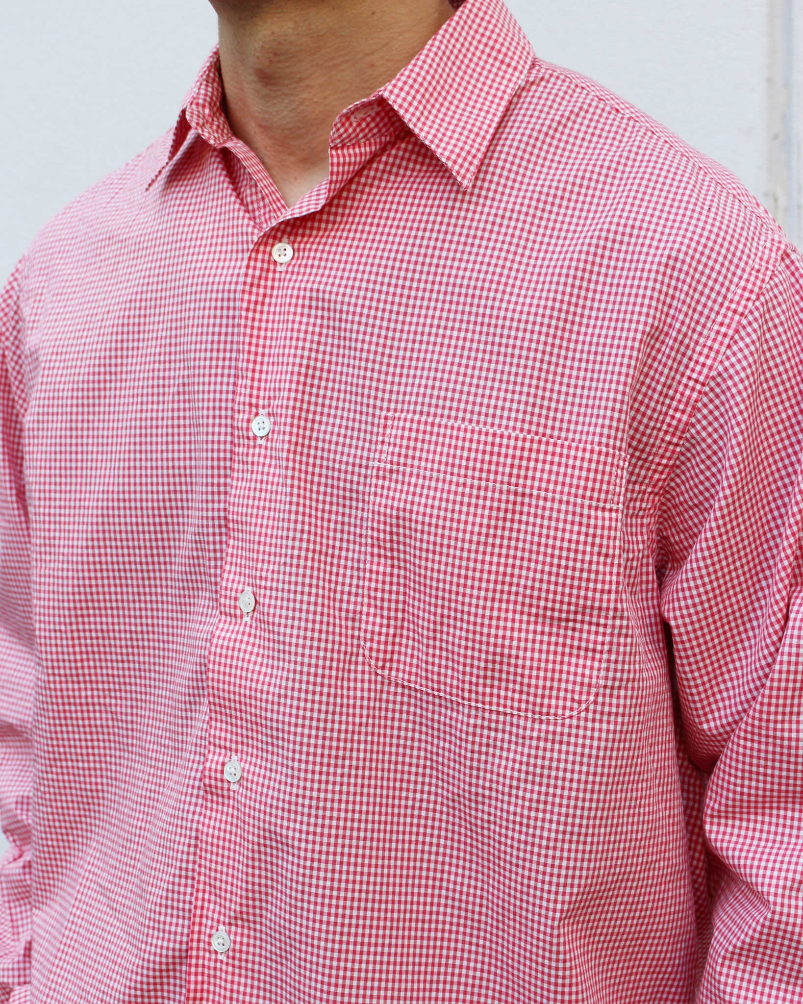 NECESSARY or UNNECESSARY ネセサリーオアアンネセサリー N.O.UN ナウン / DRESS ドレス (RED-CHECK レッドチェック)