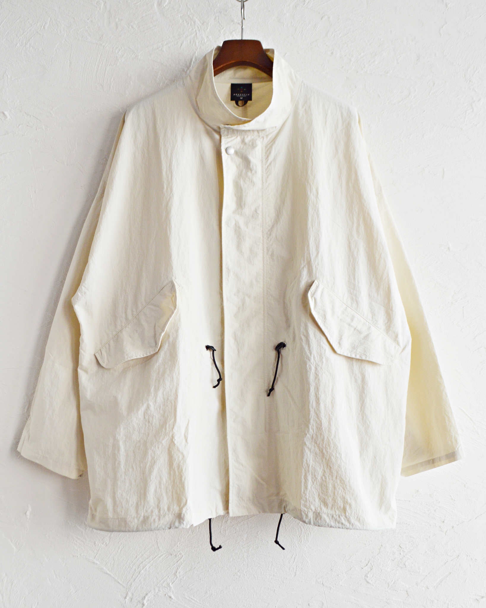 AXESQUIN アクシーズクイーン / ECO NYLON SHORT COAT エコナイロンショートコート (OFF WHITE オフホワイト)