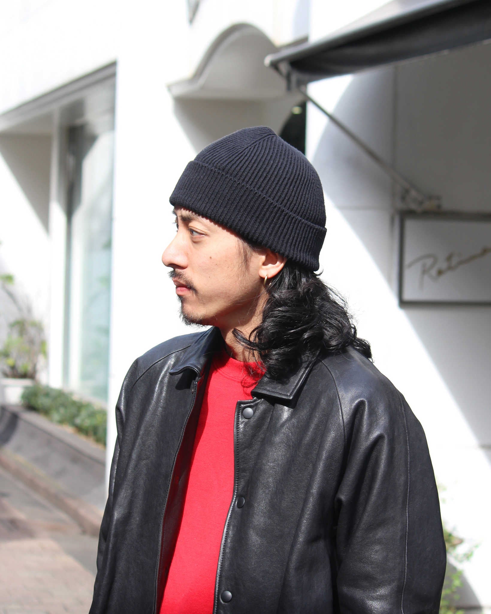 ROTOTO ロトト / WASHI/RECYCLED COTTON BEANIE ワシリサイクルコットンビーニー