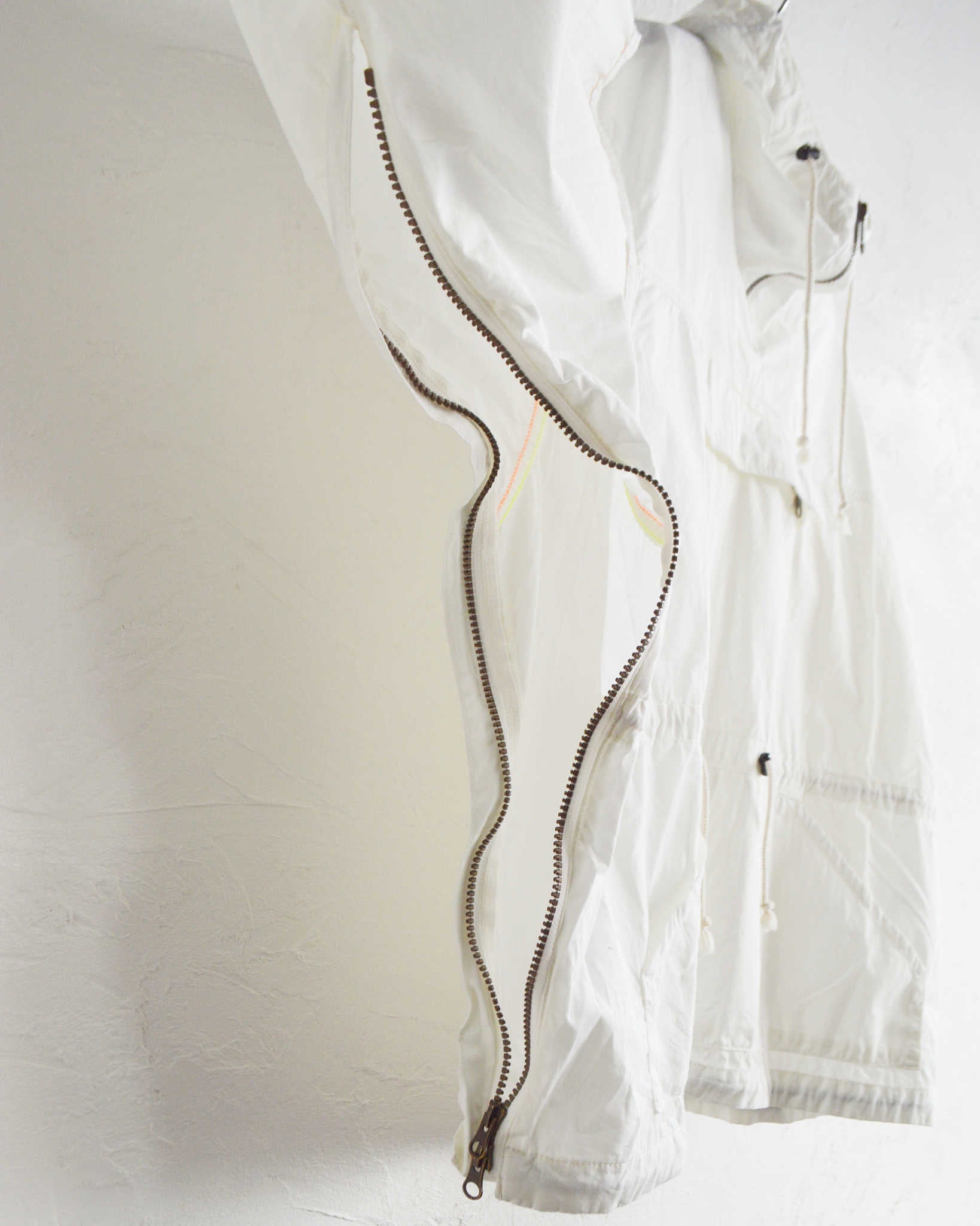 IMPRESTORE インプレストア / Richie リッチー | anorak hoodie アノラックフーディー (White poplin ホワイトポプリン)