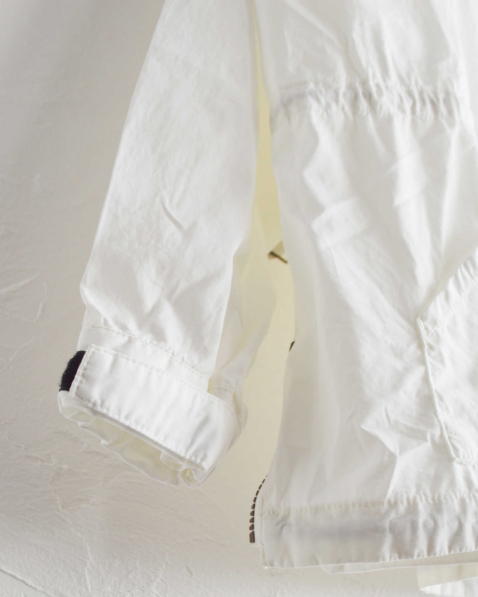 IMPRESTORE インプレストア / Richie リッチー | anorak hoodie アノラックフーディー (White poplin ホワイトポプリン)