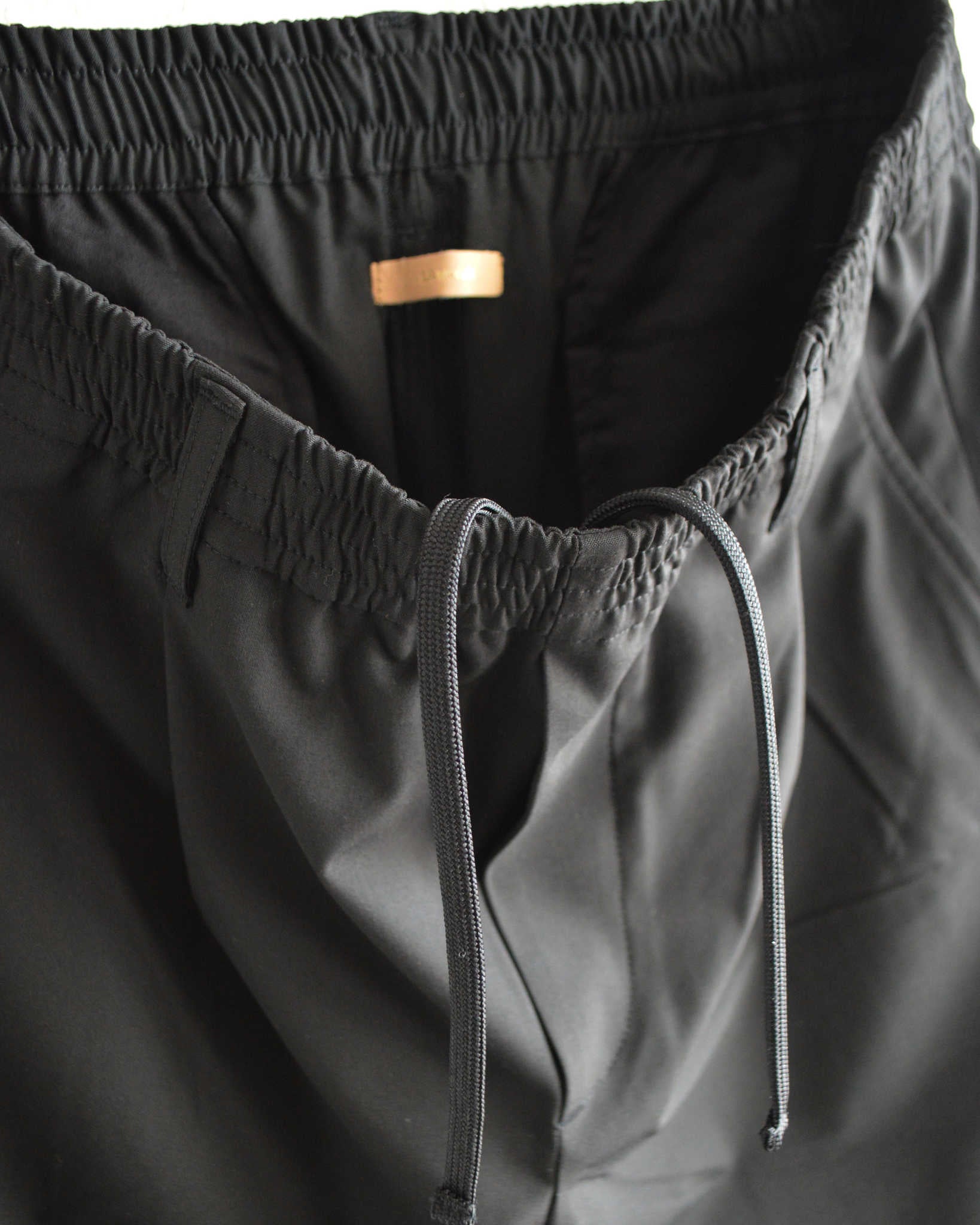 LAMOND ラモンド / 2WAY STRETCH EASY TROUSERS 2ウェイストレッチイージートラウザーズ (BLACK ブラック)