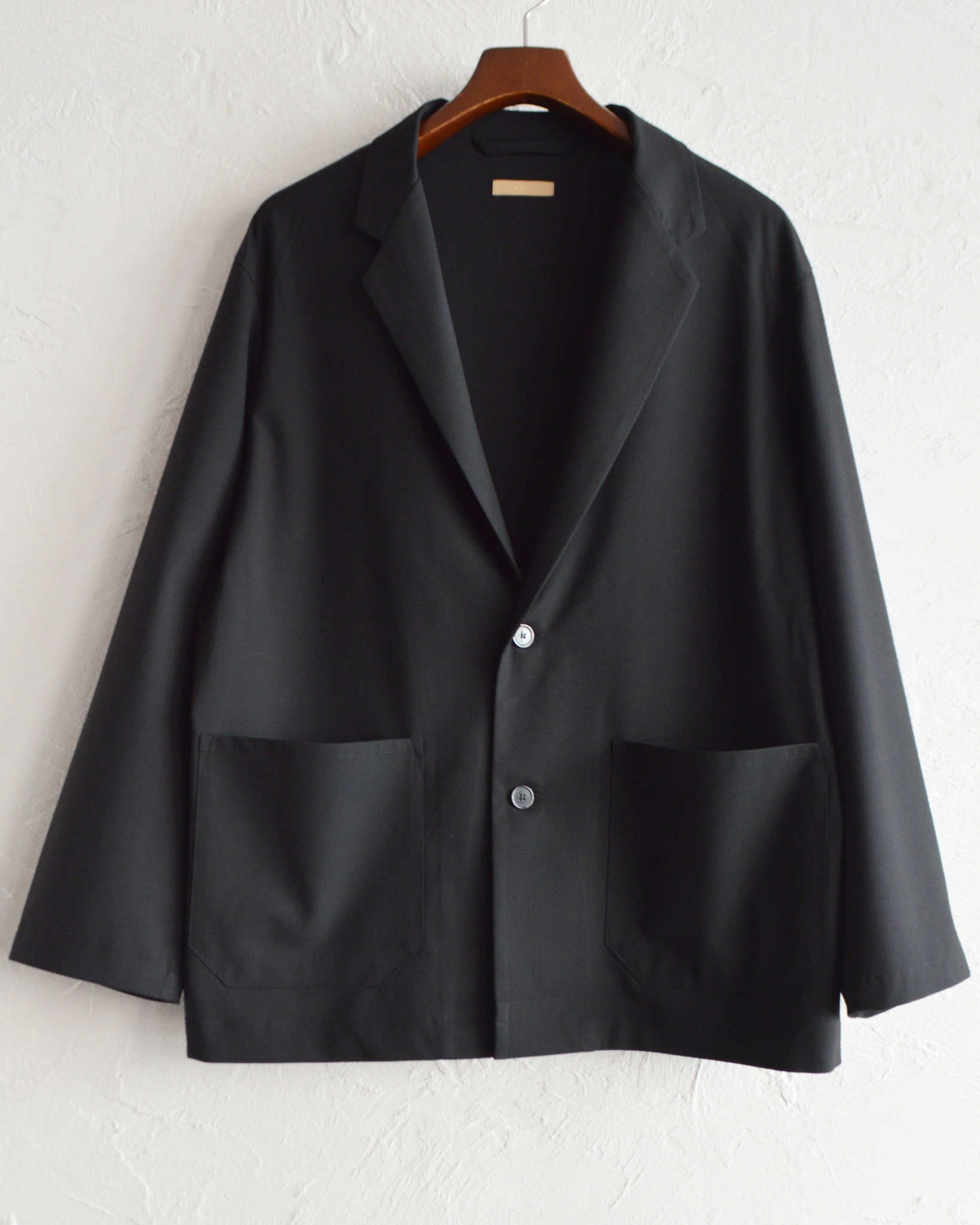 LAMOND ラモンド / 2WAY STRETCH TAILORED JACKET 2ウェイストレッチテーラードジャケット (BLACK ブラック)