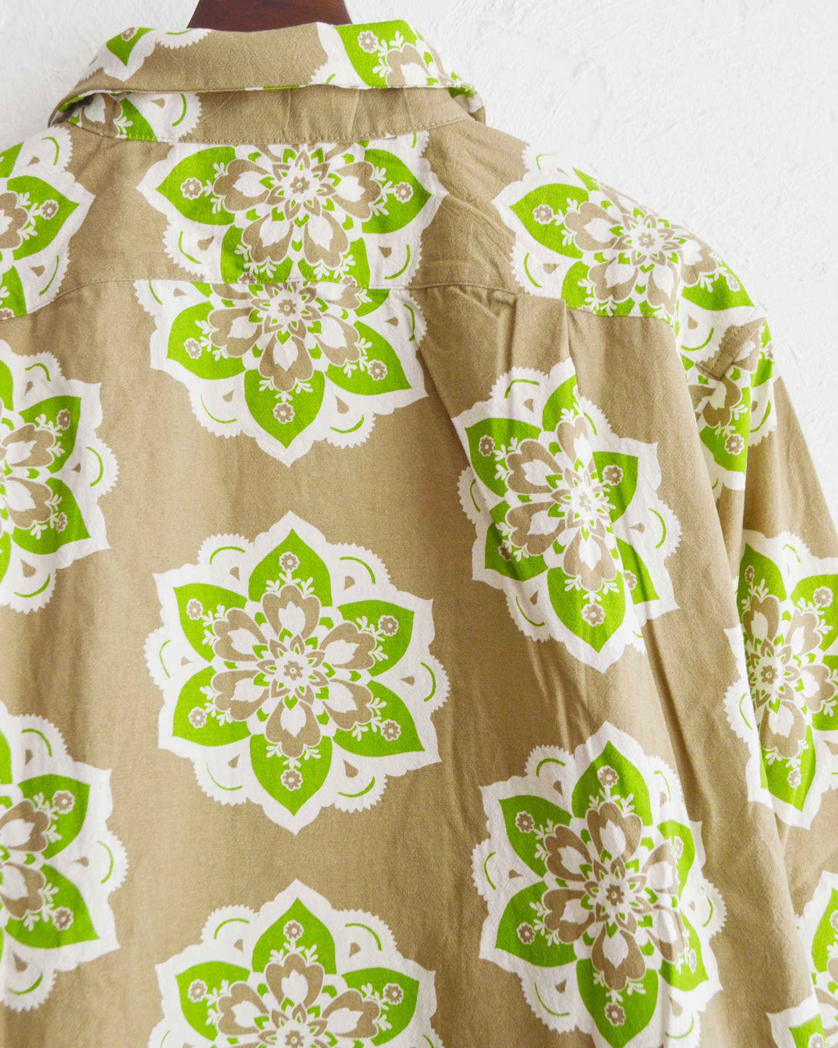 HAVE A GRATEFUL DAY ハブアグレイトフルデイ / L/S SHIRT ロングスリーブシャツ (CHOCOLATE チョコレート)