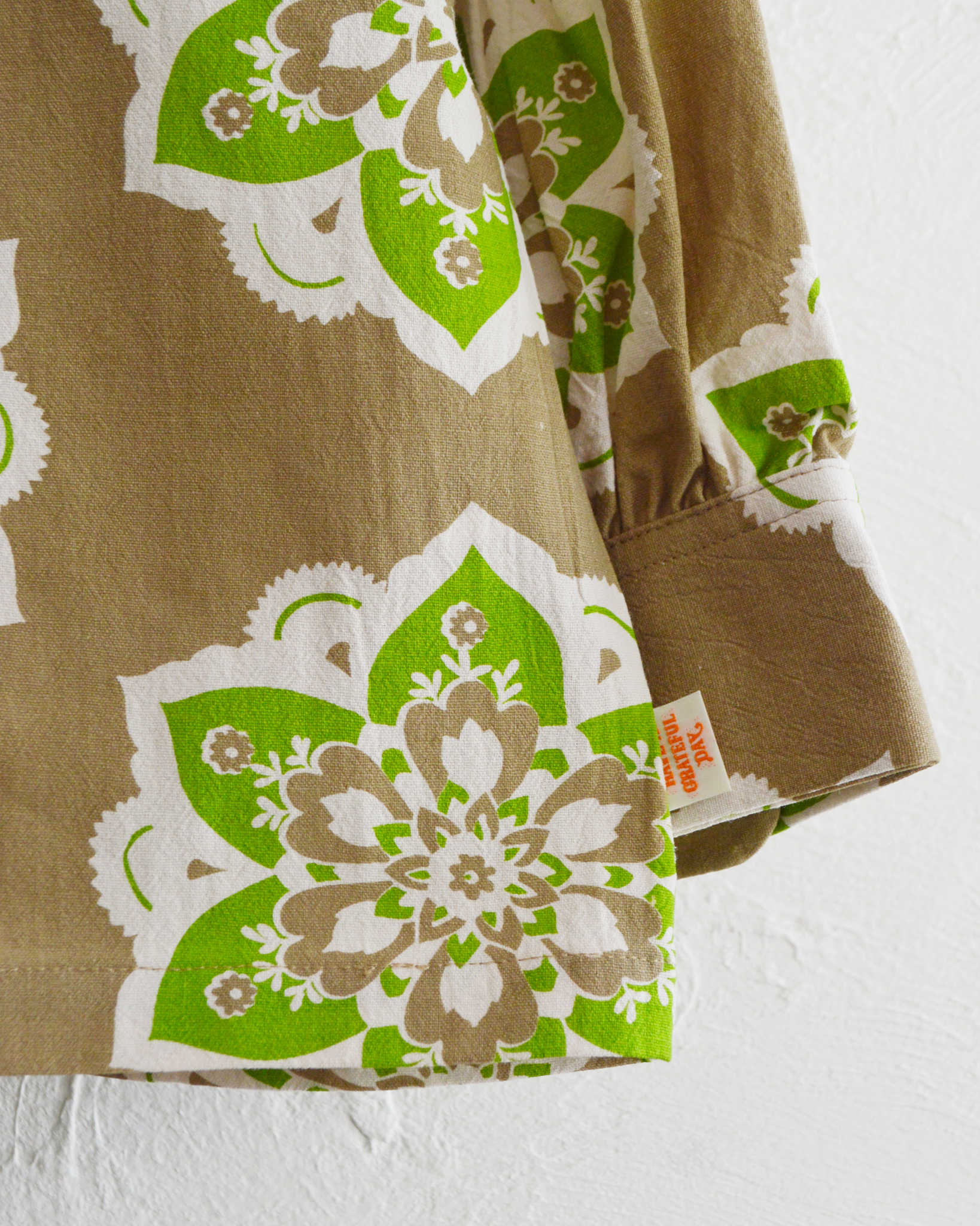 HAVE A GRATEFUL DAY ハブアグレイトフルデイ / L/S SHIRT ロングスリーブシャツ (CHOCOLATE チョコレート)